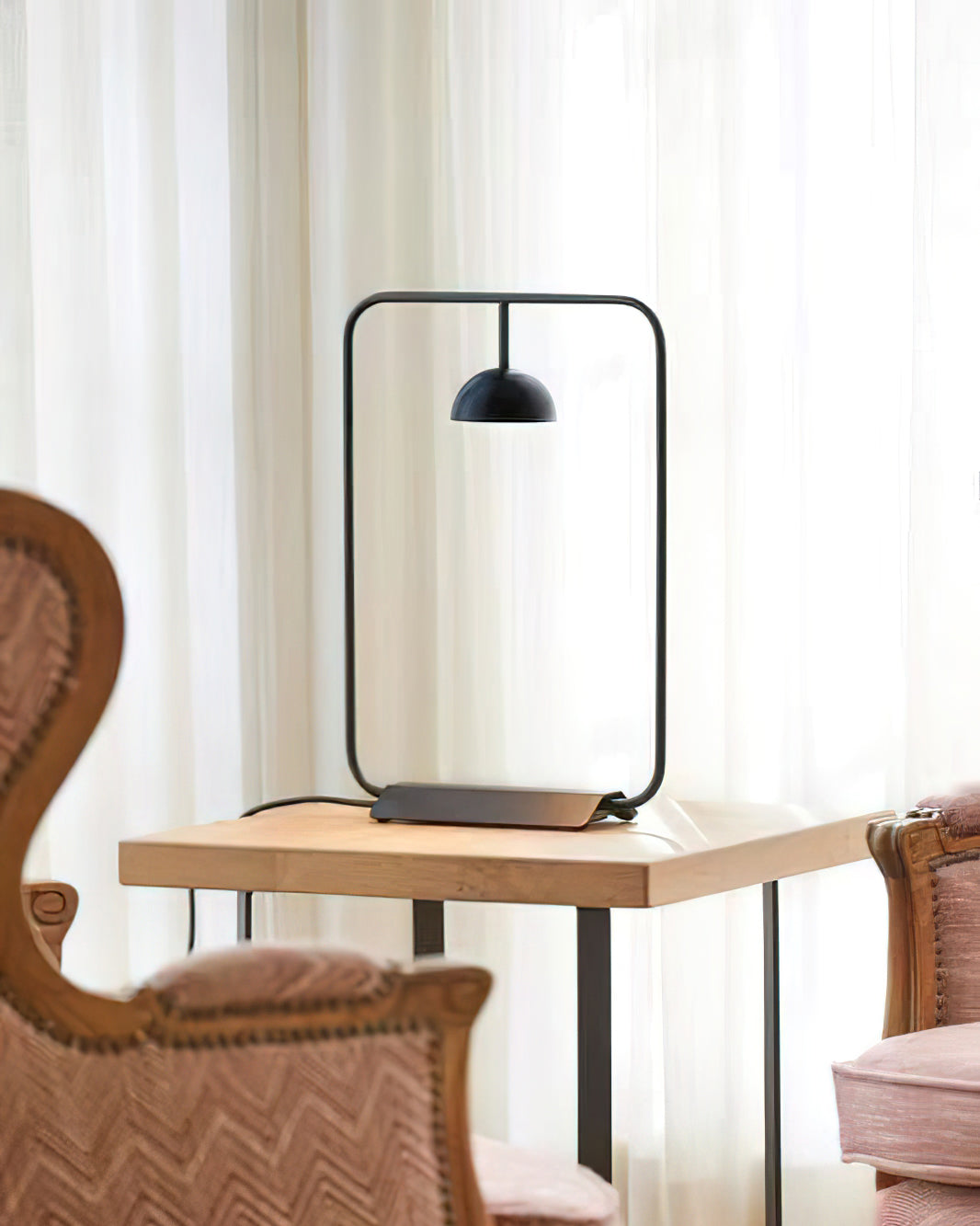 Cupolina Table Lamp - Modern LED Bedside Lamp for Bedroom, Living Room & Office - Adjustable Brightness & Warm White Light