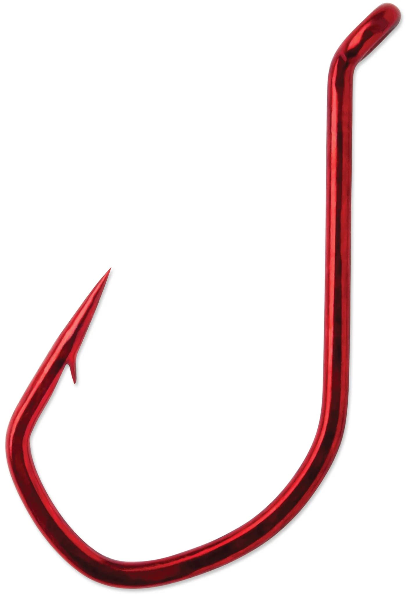 VMC TechSet Live Bait Hook - Size 4/0 - Red Tin - Sharp Fishing Hooks for Freshwater & Saltwater Fishing - Ideal for Bass, Trout, and Walleye