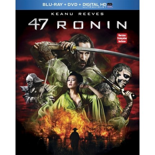 47 Ronin Blu-ray + DVD + Ultraviolet Digital Copy - Bilingual Edition - Epic Samurai Action Movie for Home Theater & Movie Night