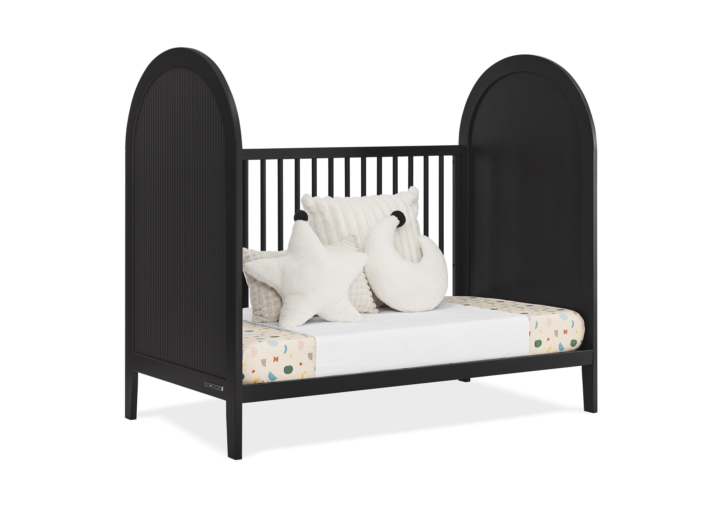 Eloise 4-in-1 Convertible Baby Crib - Toddler Bed, Daybed & Full-Size Bed Conversion - Safe Nursery Furniture for Newborns to Teens - Perfect for Bedrooms, Daycare & Guest Rooms