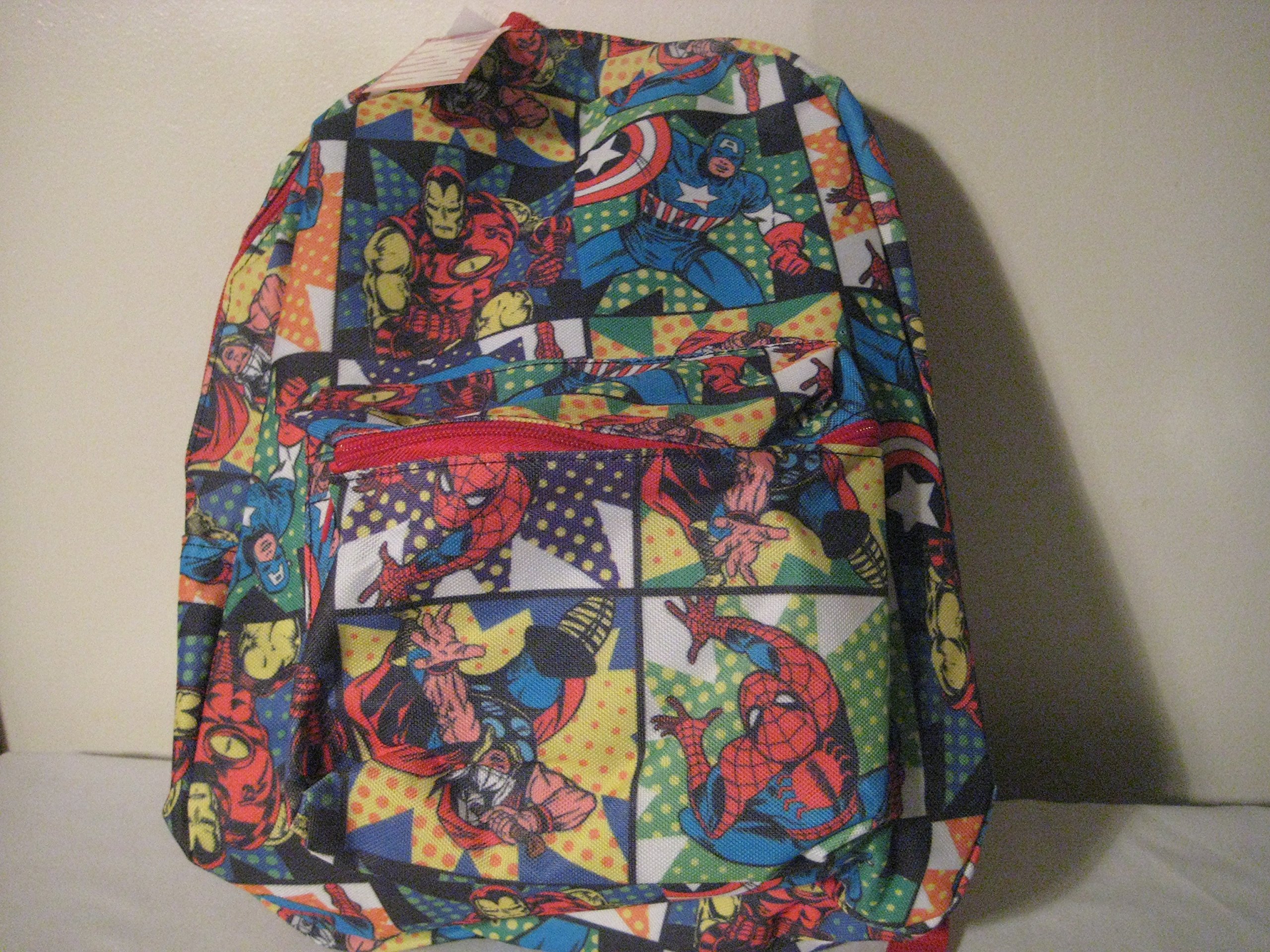 Marvel Superhero Backpack for Kids & Adults - Spiderman, Avengers, Captain America Design - Durable School & Travel Backpack for Daily Use, Work, Gym, Hiking & Outdoor Adventures