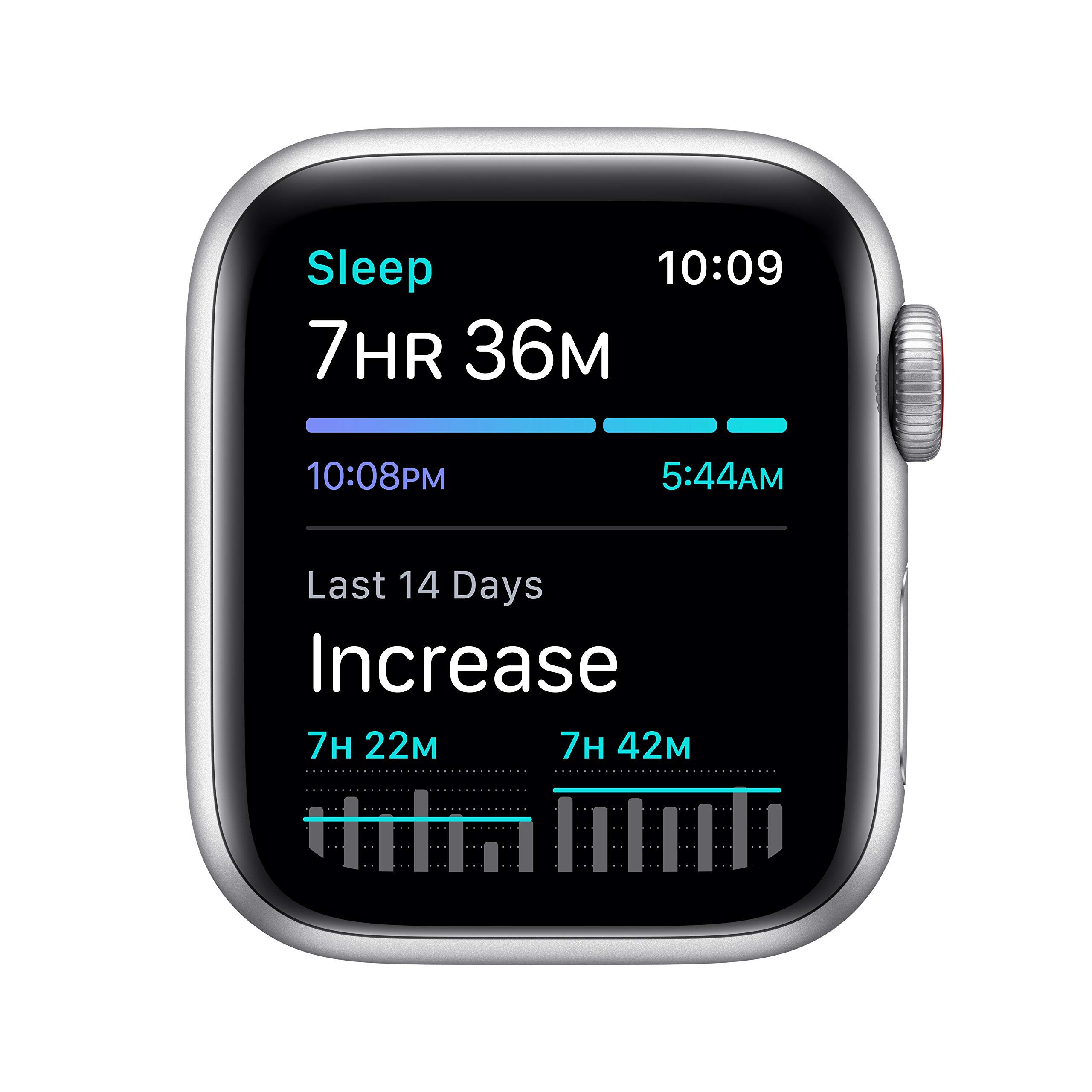 Apple Watch SE 2020 (GPS + Cellular, 40mm) - Silver Aluminum Case with White Sport Band - Renewed Premium Smartwatch for Fitness Tracking, Notifications & Calls | Perfect for Workouts, Running & Daily Use