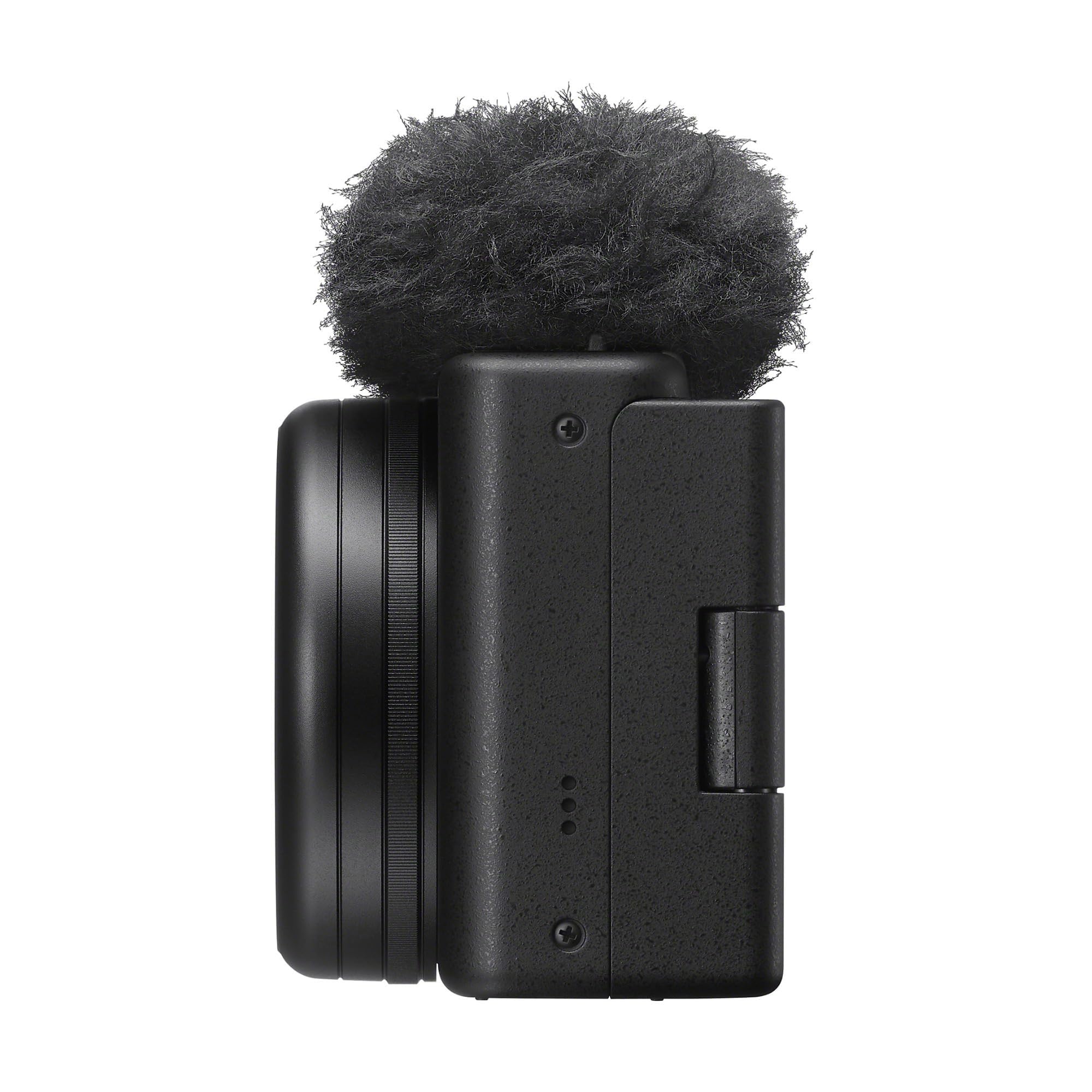 Sony ZV-1 II Vlog Camera 4K with Flip Screen & Built-in Mic - Best for YouTube, TikTok & Travel Vlogging - Black (Perfect for Content Creators, Vloggers & Beginners)