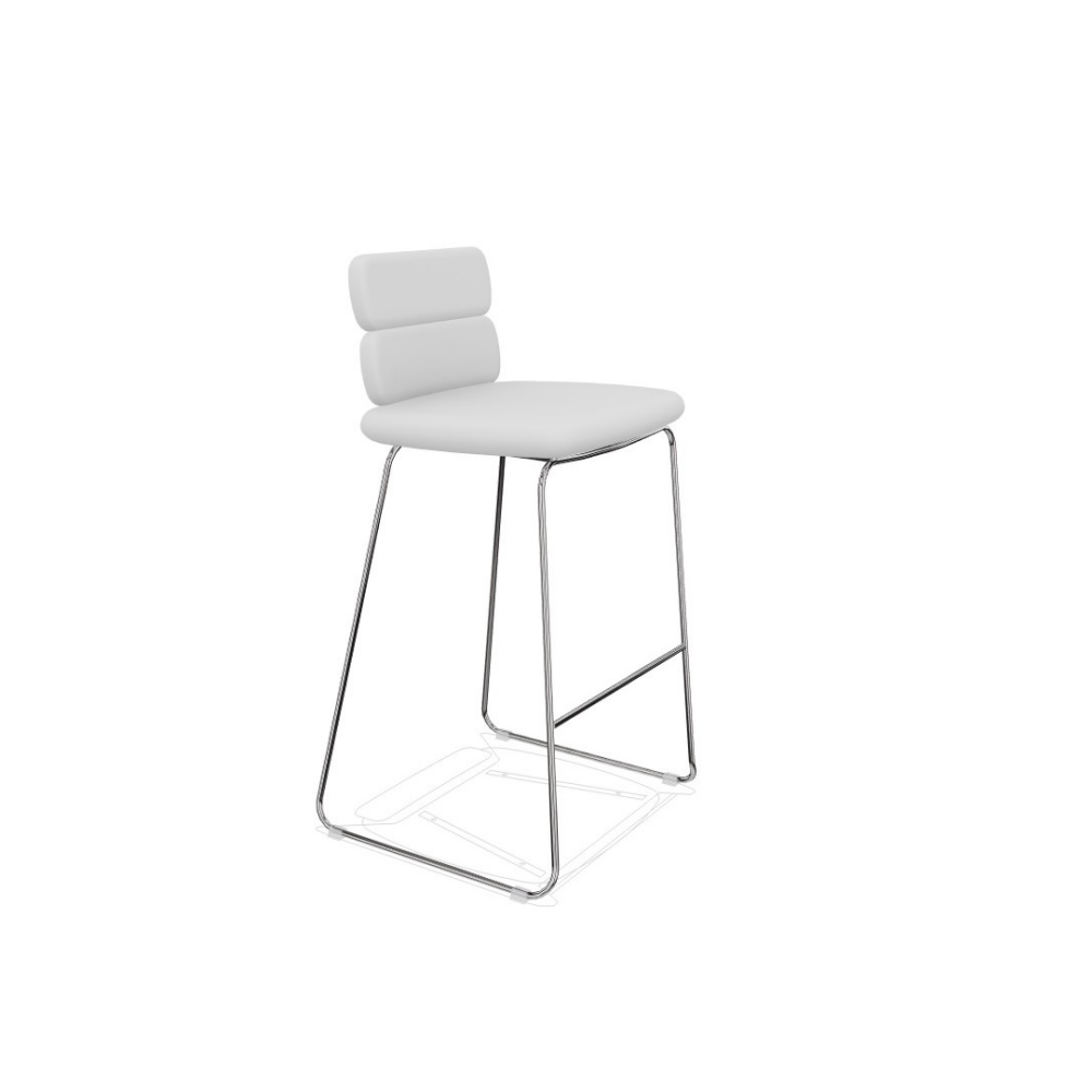 CL10 D Stool - Modern Cluster Design Bar Stool for Kitchen, Dining & Home Decor - Perfect for Breakfast Nook, Counter Height & Small Spaces