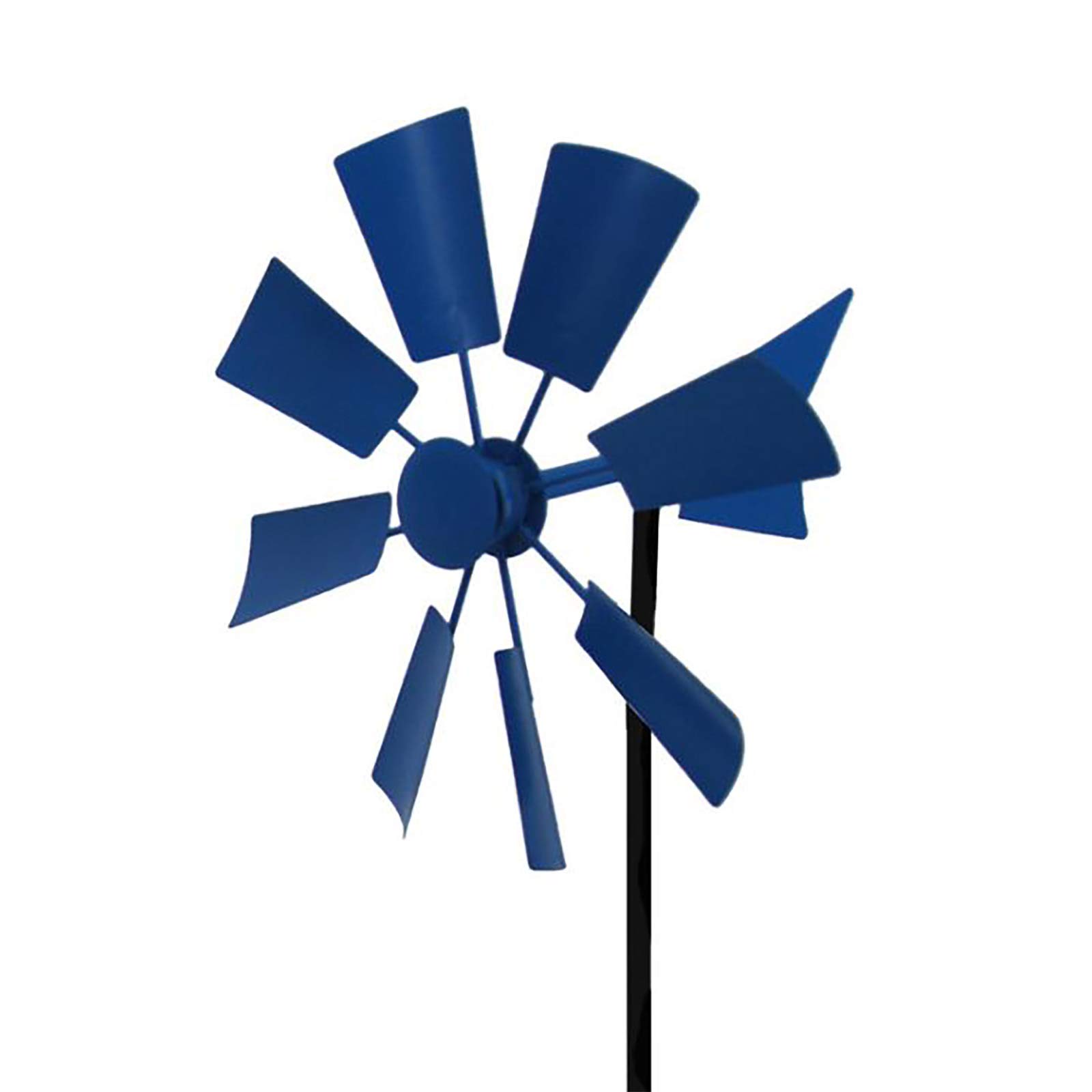 ASSR Blue Metal Wind Spinner - Decorative Windmill & Garden Wind Catcher for Outdoor Lawn, Yard, and Patio | Perfect for Relaxing Garden Decor and Wind Chime Alternative
