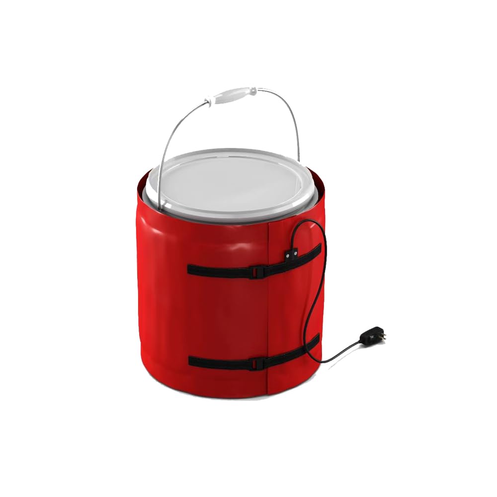 WXHDYBLANKET 5 Gallon Bucket Heater with Digital Temperature Control - Honey Heater, Pail Band Heater & Barrel Heater for 15 Gallon Drums - Perfect for Home Brewing, Maple Syrup Production & Industrial Use