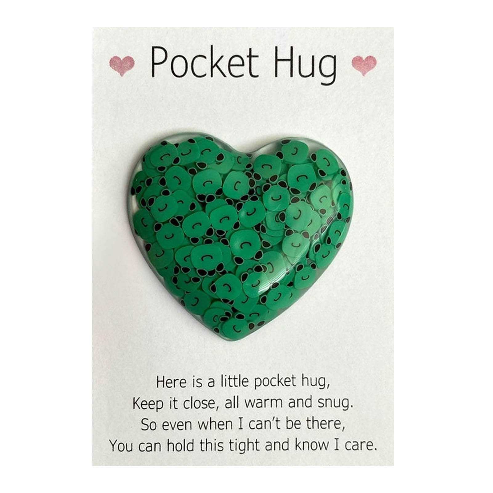 Yehalym Mini Cute Pocket Hug Heart - Encouragement Gift for Birthday, Wedding, Party & Valentine's Day | Small Keepsake for Loved Ones | Perfect for Gifting, Decorations and Emotional Support