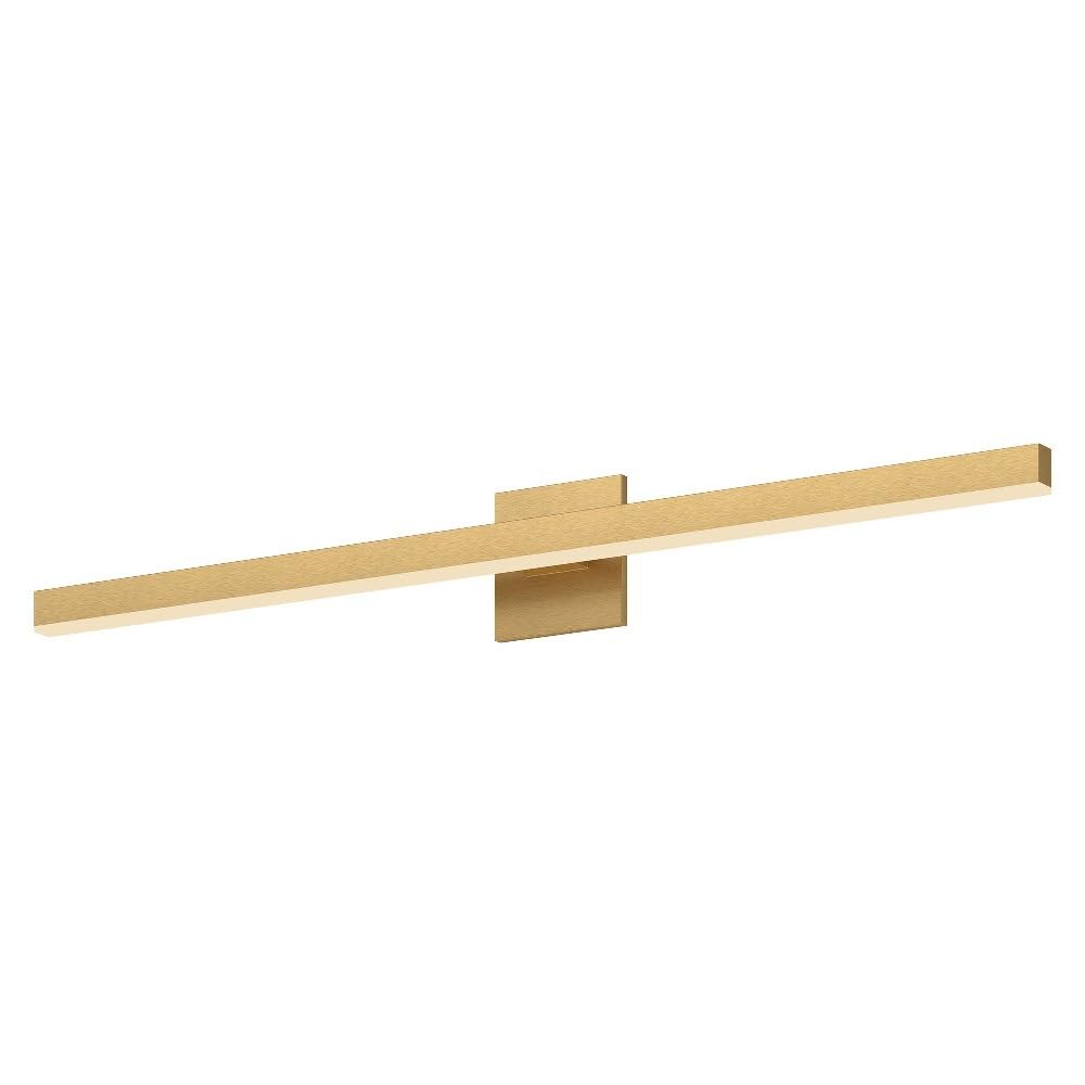 Kuzco Lighting VL10337-BG Vega Vanity LED Light Fixture - Brushed Gold Finish for Bathroom, Bedroom & Dressing Room Makeup Mirror Lighting