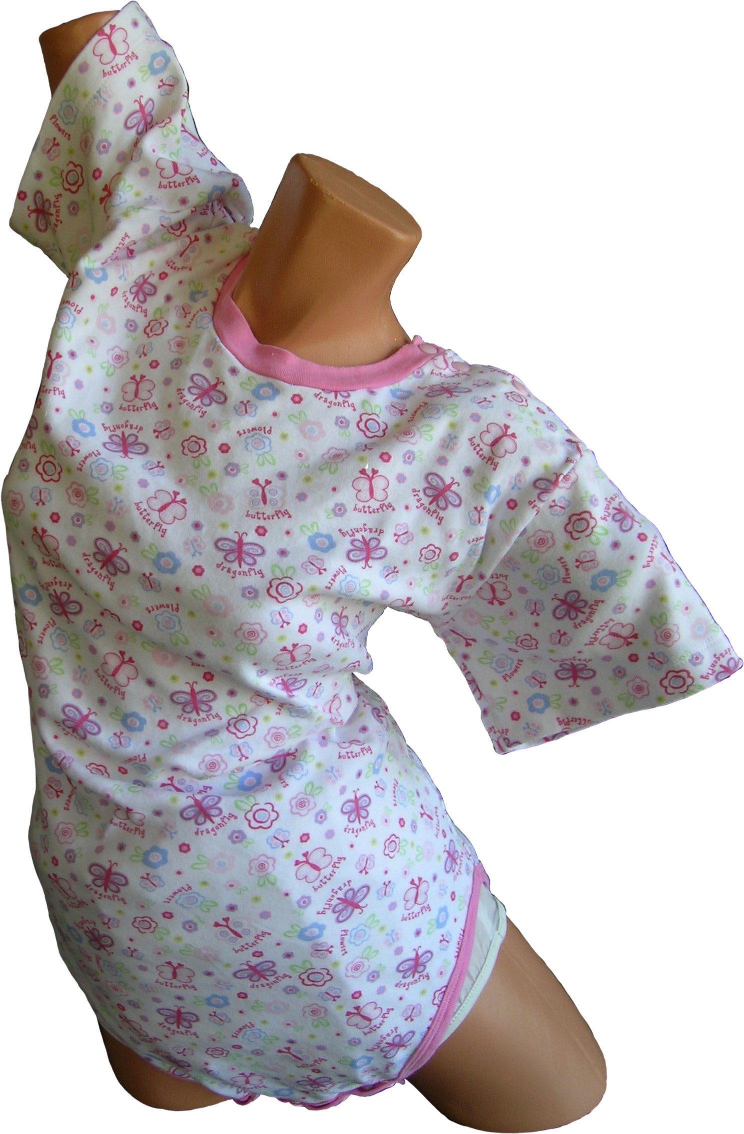 Women's Pink Butterfly Onezie Pajamas - Soft & Cozy Sleepwear for Adults, Perfect for Lounging, Sleepovers & Relaxing at Home