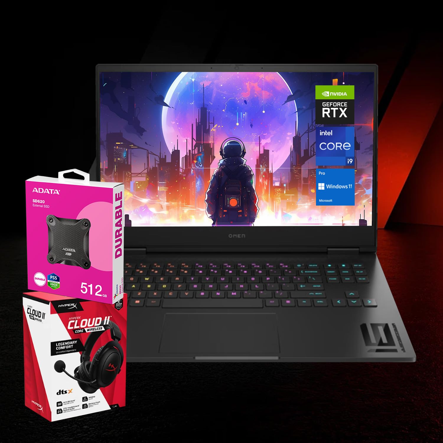 HP Omen Pro i9 RTX 4080 Gaming Laptop - 16.1