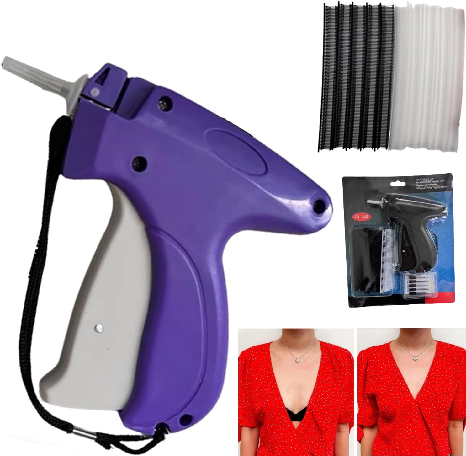 Stitchy Quick Clothing Repair Tool - Portable Stitch Gun for Fast Fabric Fixing, Mini Sewing Machine Alternative - Perfect for Emergency Repairs, Travel & DIY Projects - Great Mother's Day Gift (Purple)