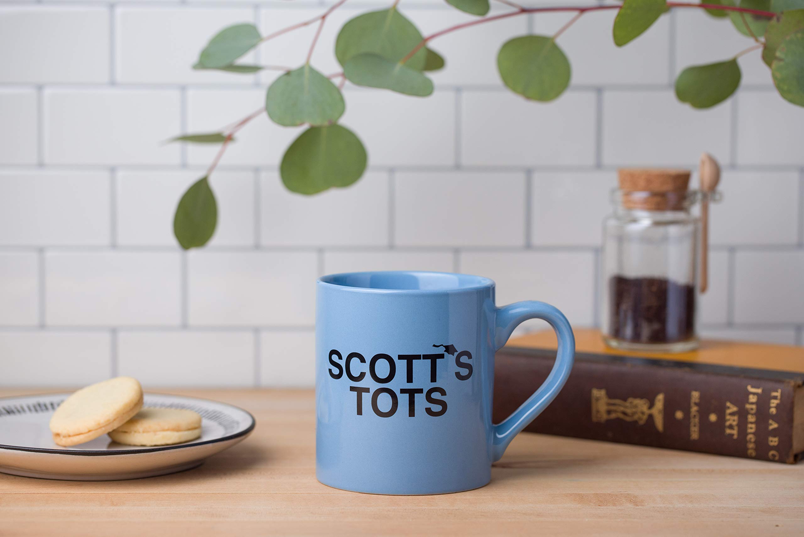 The Office Scott's Tots Ceramic Coffee Mug 14oz - Funny TV Show Inspired Gift for Office Workers & Fans - Perfect for Coffee, Tea or Hot Chocolate at Home or Workplace