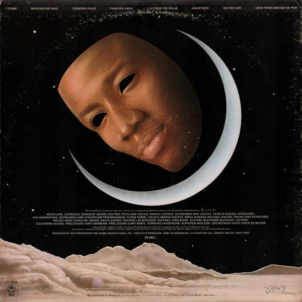 Alphonso Johnson Moonshadows Vinyl LP Album (VG Condition) – Jazz Fusion Classic for Collectors & Audiophiles