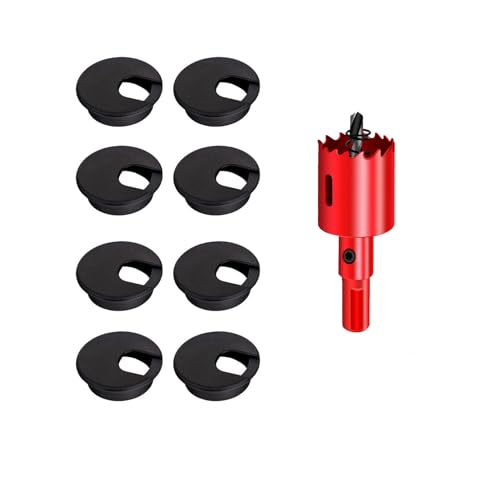 1-1/2 Inch_38mm Black 8PCS