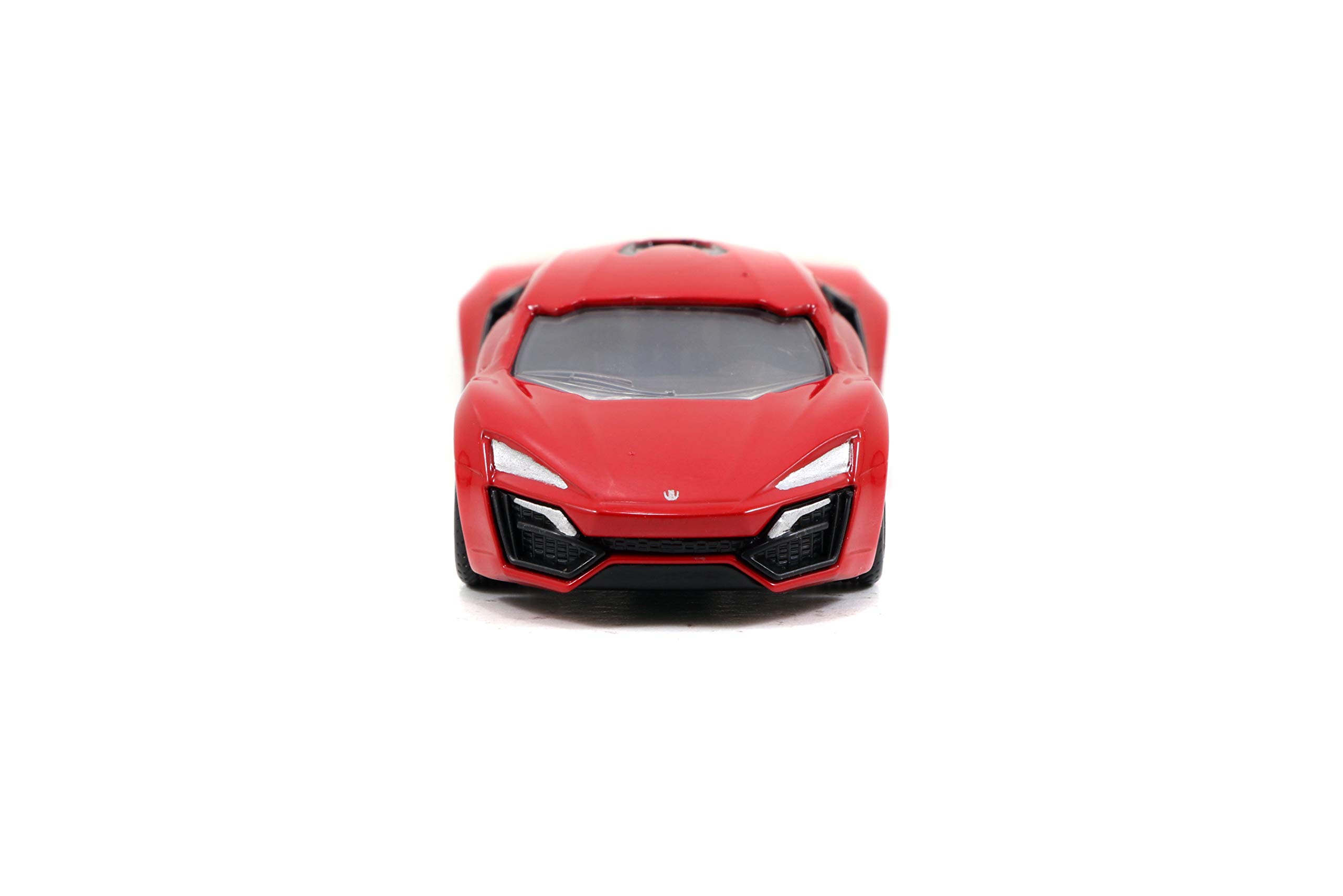 Jada Toys Fast & Furious 1:55 Lykan Hypersport Die-Cast Model Car Kit - Collectible Buildable Toy for Kids & Adults (Red) - Perfect for Movie Fans, Display & Play