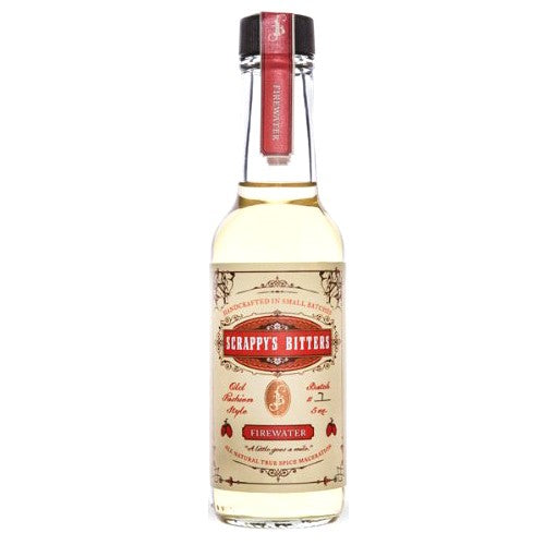 Scrappy's Bitters Firewater - Premium Cocktail Bitters for Mixology, Craft Cocktails & Home Bartending - Perfect for Old Fashioned, Manhattan & Whiskey Drinks