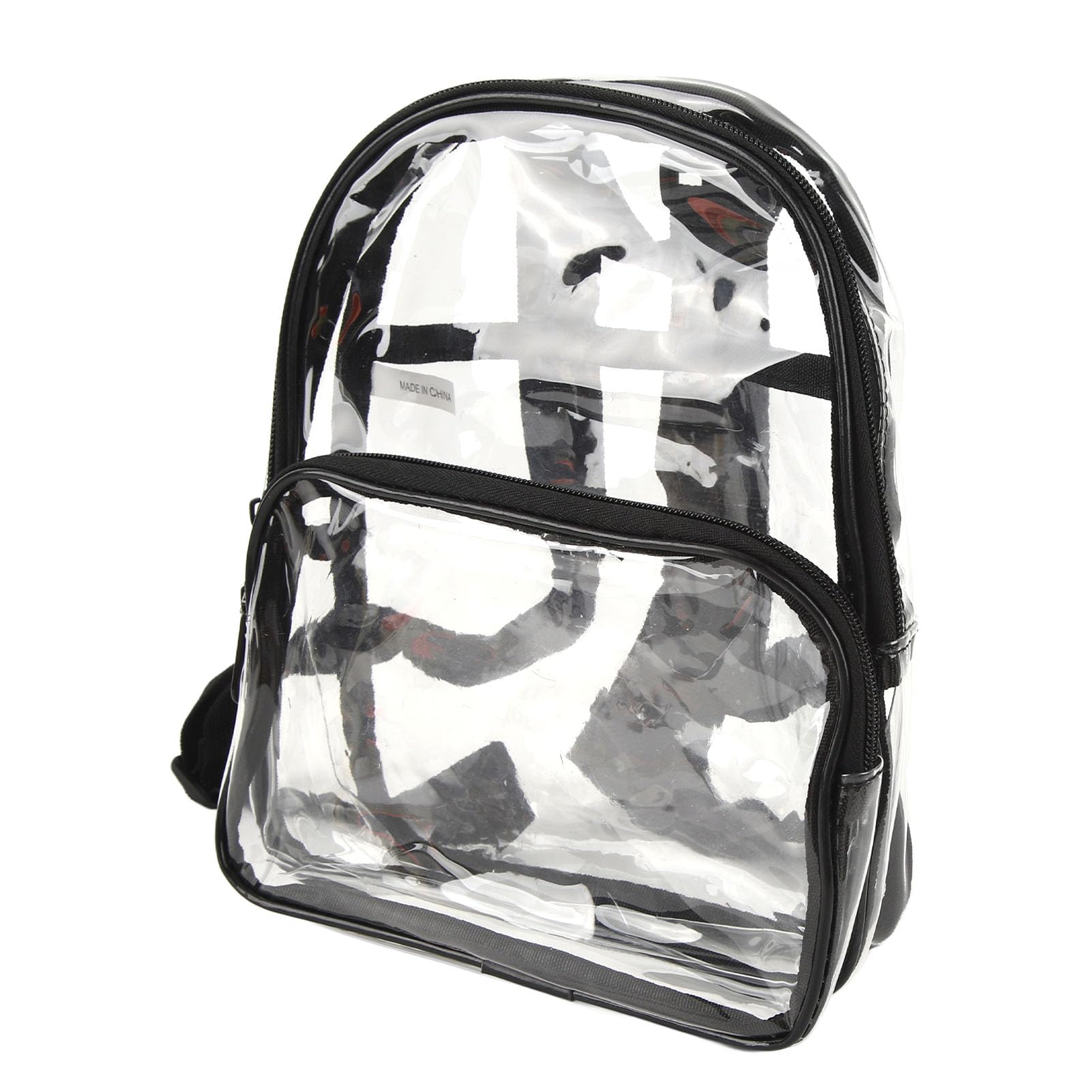 Stadium Approved Clear Mini Backpack - Heavy Duty PVC Transparent Small Backpack for Summer, Waterproof & Durable - Perfect for Concerts, Festivals, Travel & Security Checkpoints