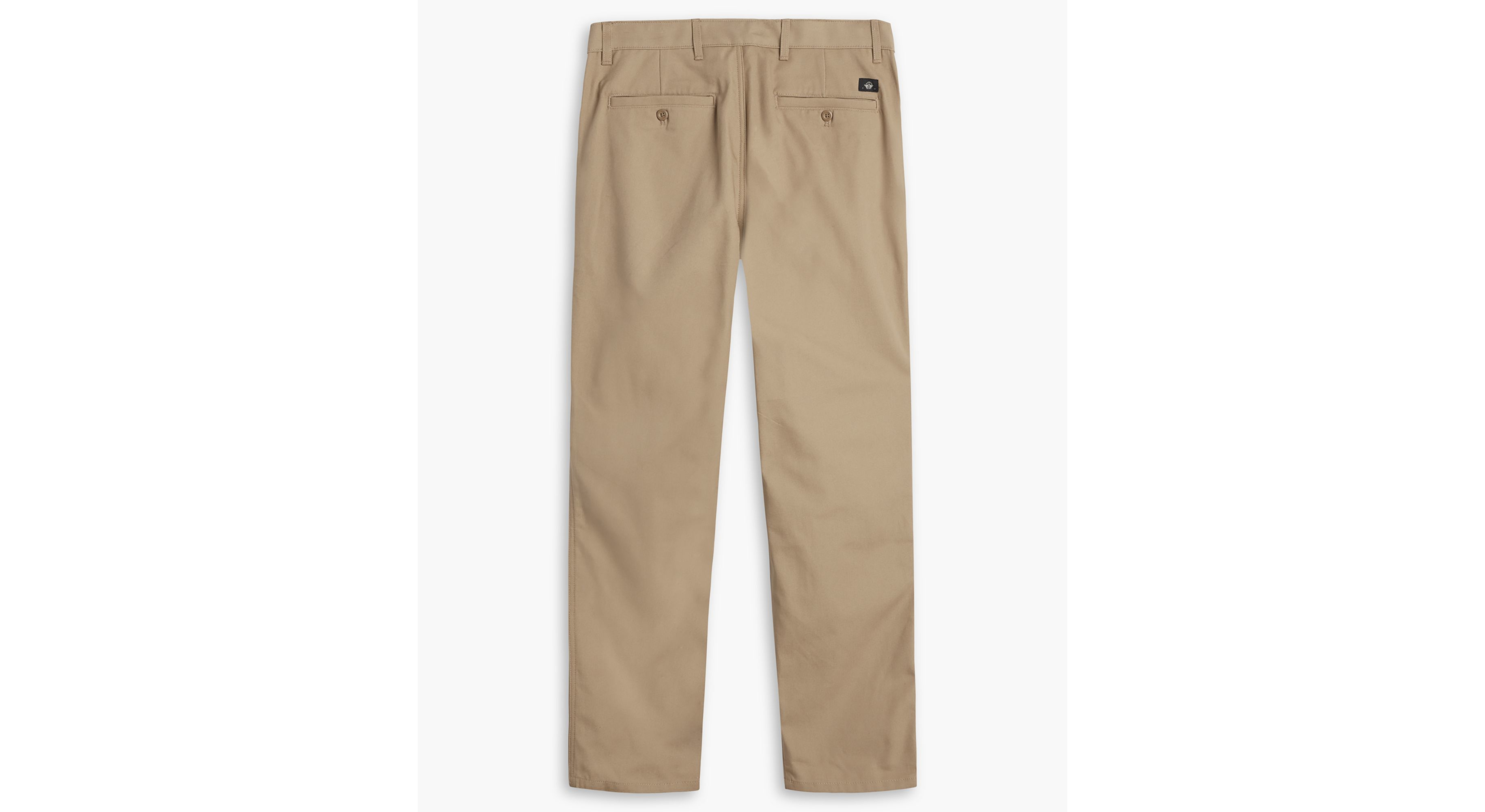 Dockers® USA Made Men's Chino Pants - Relaxed Tapered Fit Casual Dress Pants for Office, Business & Smart Casual Wear