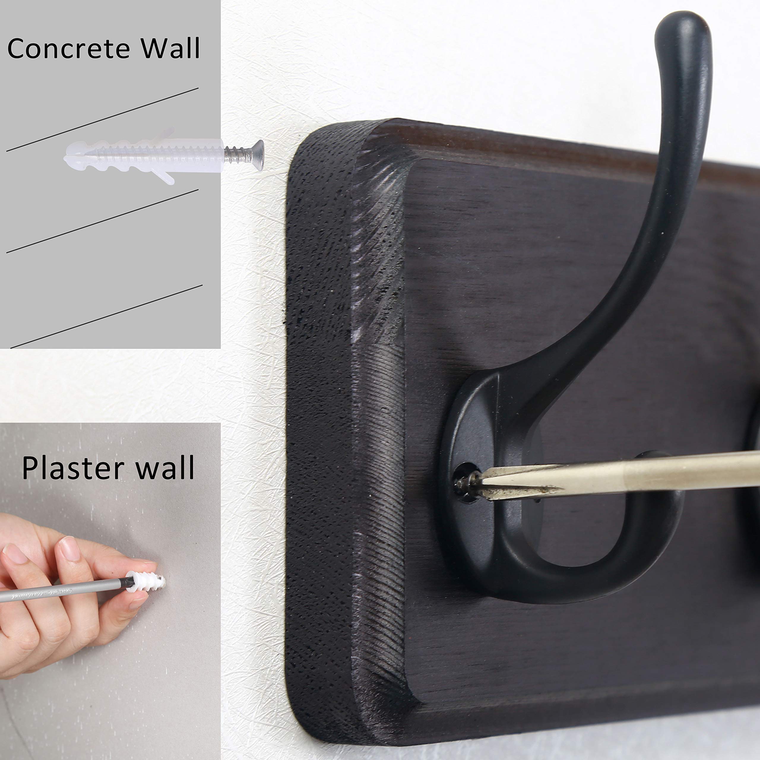 WEBI 10-Hook Wall Mounted Coat Rack - 38.6