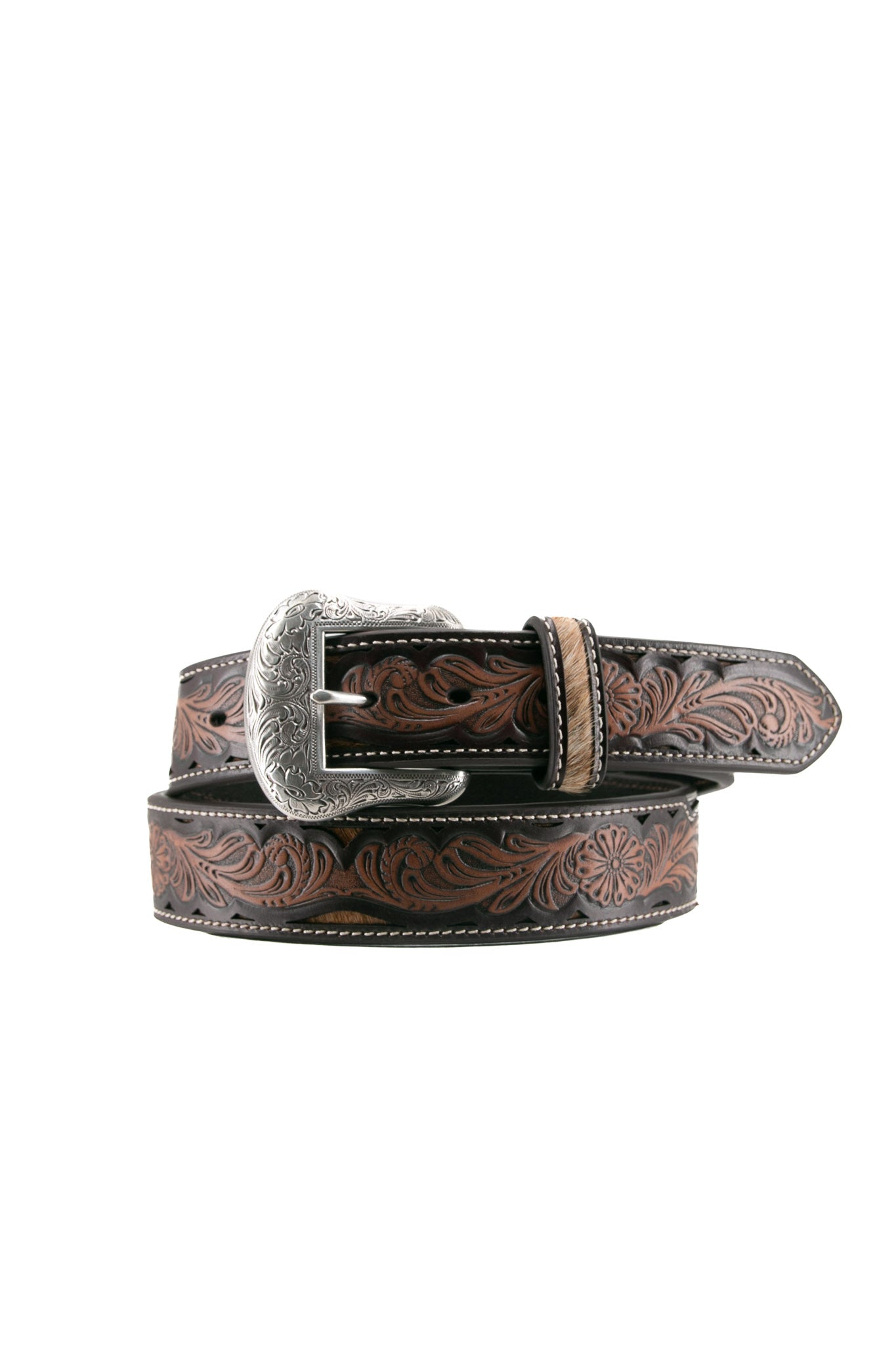 Handcrafted Nocona Genuine Cowhide Tooled Western Cowboy Belt for Men – Perfect for Rodeo, Ranch Work & Western Fashion