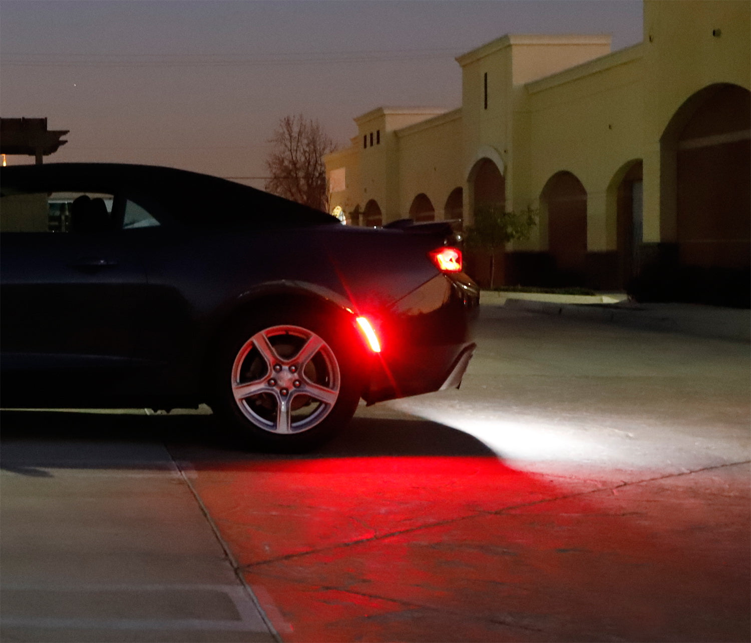 15-Up Dodge Charger Clear Lens Front Amber Rear Red LED Side Marker Lights - Enhanced Visibility & Safety for Night Driving & Off-Road Adventures