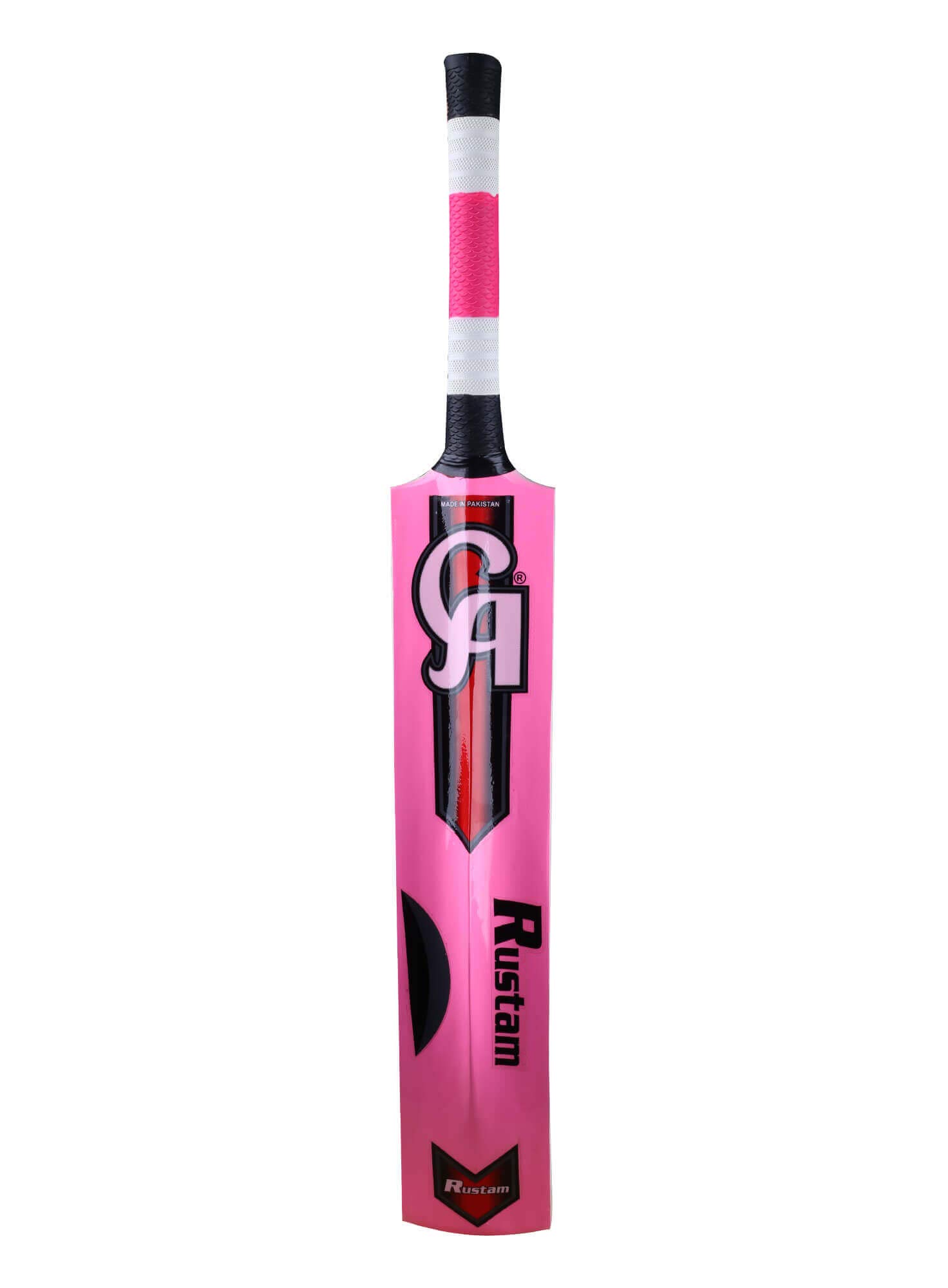 CA Rustam Pink 50 Inch (34-34.5cm) Willow Cricket Tape Ball Bat - Perfect for Practice, Backyard Games & Professional Training