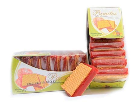 EL PUMA Pumitas Guava Waffle Cookies - 2 Pack (8 Waffles, 275g) | Sweet Tropical Snack for Breakfast, Dessert & Tea Time