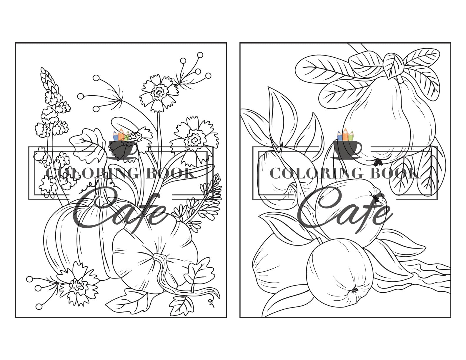 Easy Autumn: Adult Coloring Book with 50 Fun & Relaxing Fall Designs | Stress Relief & Mindfulness Activity for Adults | Perfect for Thanksgiving, Halloween & Seasonal Relaxation