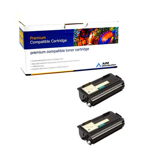 Brother TN-460 Compatible Toner Cartridge 2-Pack - High Yield 6000 Pages Replacement for Brother Printers - Perfect for Office & Home Printing Needs