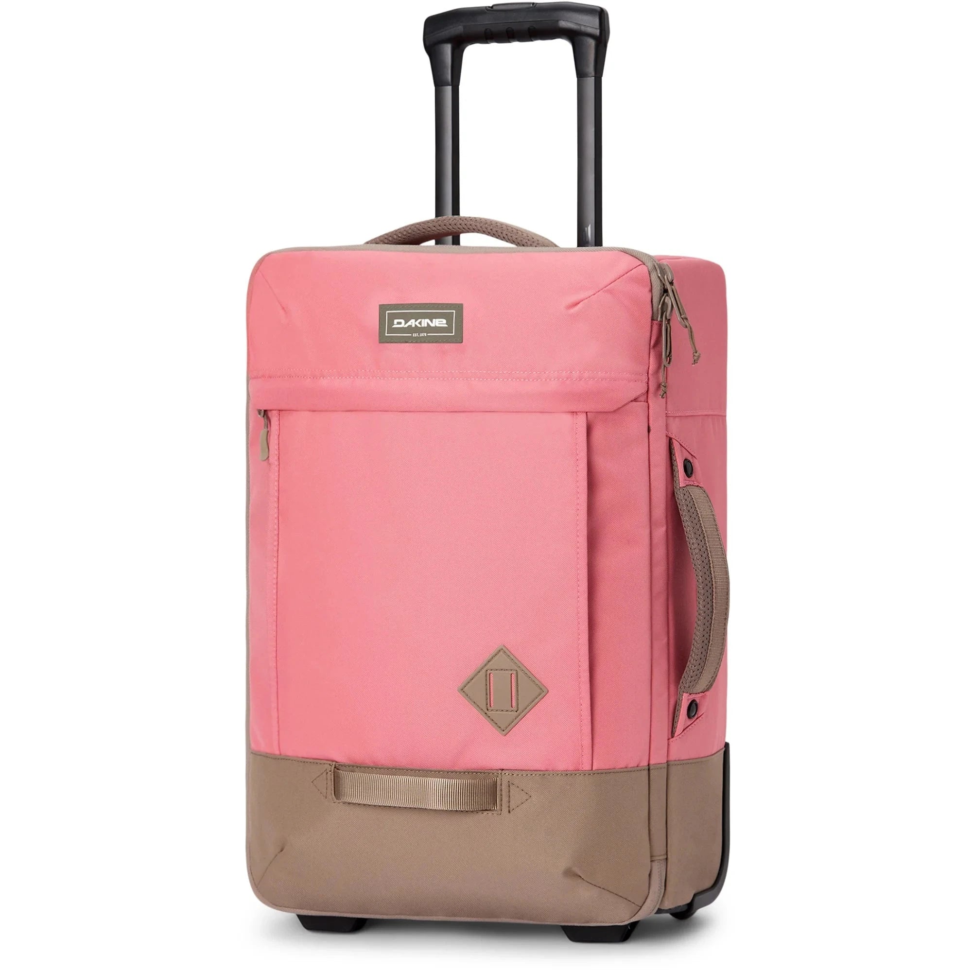 Dakine 365 Carry On Roller 40L Travel Luggage - Lightweight Spinner Suitcase with Wheels for Airplane, Salmon Bay Color | Perfect for Business Trips & Weekend Getaways