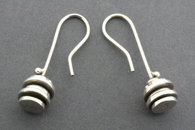 Multi Swivel Disc Drop Earrings for Women - Trendy Dangle Jewelry for Parties, Weddings & Everyday Wear