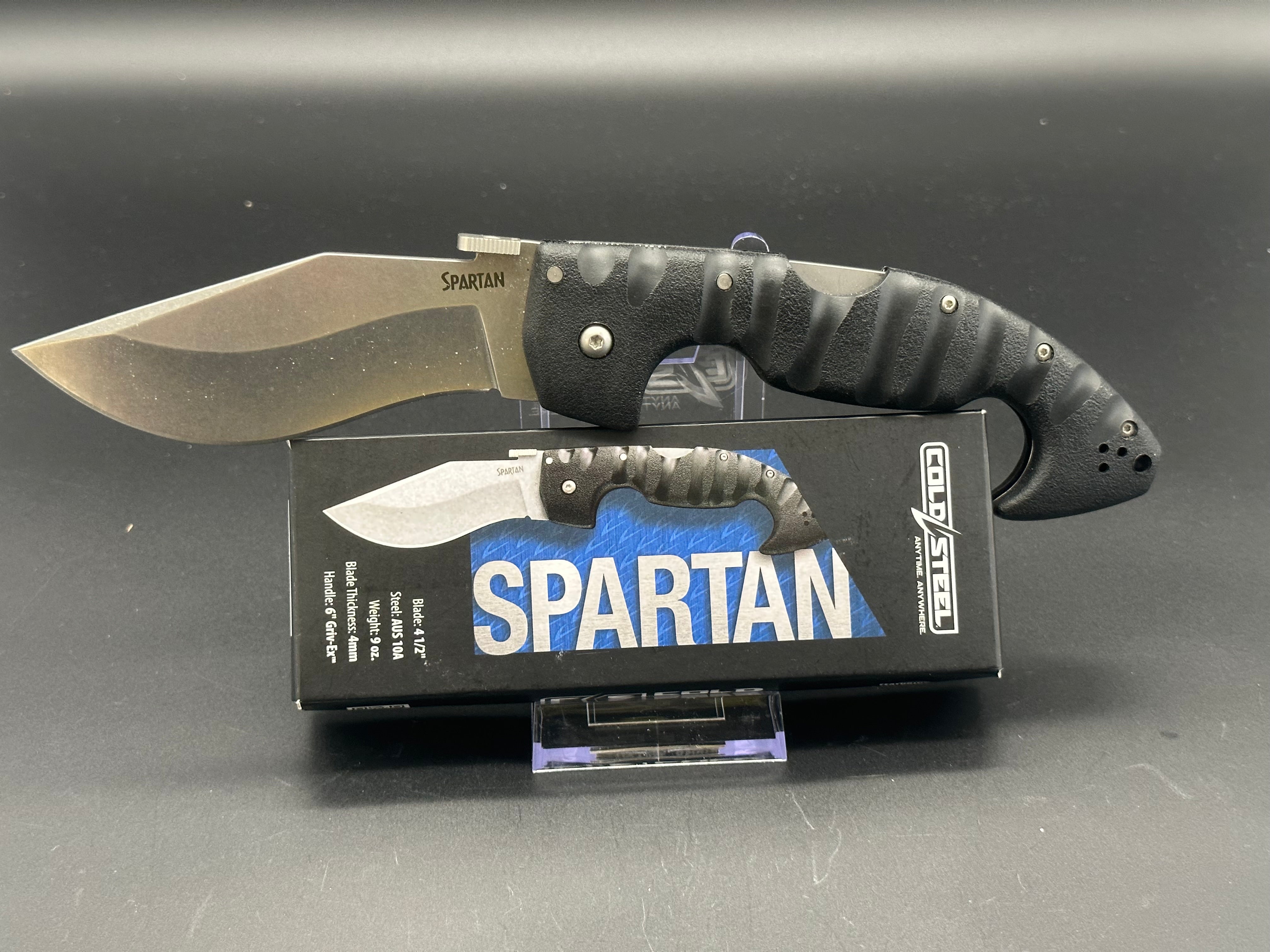 Cold Steel Spartan Kopis Knife - High Carbon Steel Tactical Fixed Blade for Outdoor Survival, Hunting & Camping | Perfect for Bushcraft, Self-Defense & Adventure Activities