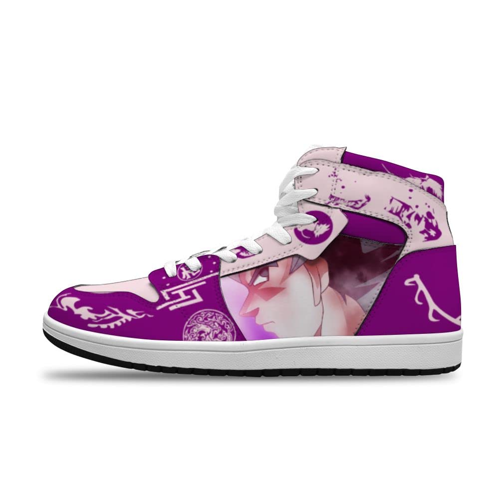 Custom Saiyan Dragon Ball Z Anime Basketball Shoes for Men & Women - Trendy Sports Sneakers for Gym, Running, and Casual Wear