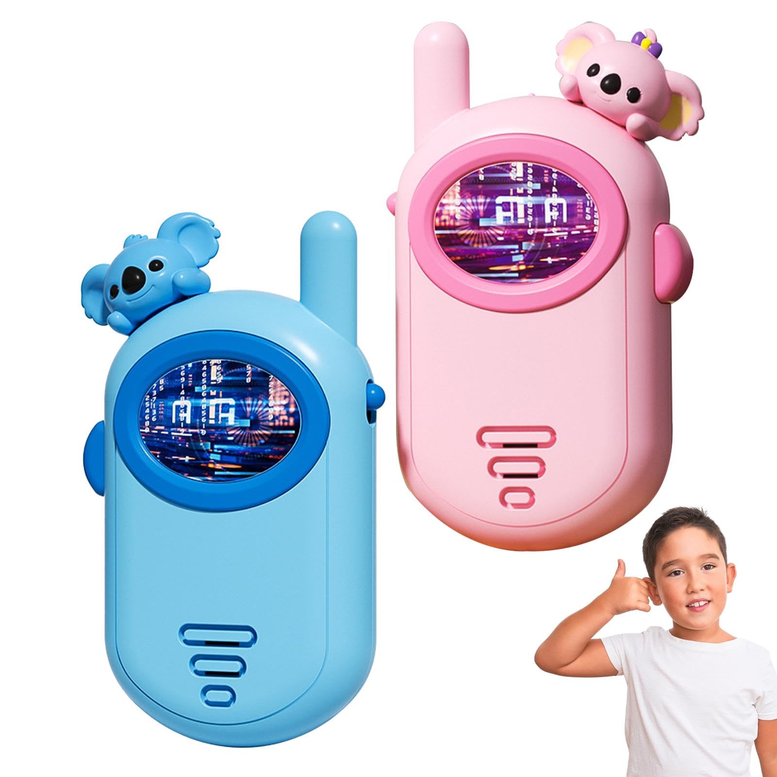 Kids Walkie Talkie Set - Long Range Two-Way Radios with Cute Koala Design, Durable & Compact Toy Walky Talky for Boys & Girls - Perfect for Outdoor Adventures, Camping, and Backyard Games