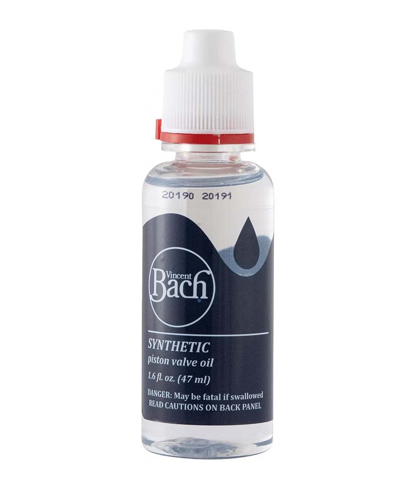 Bach Synthetic Plus Piston Valve Oil 1.6 fl oz (48ml) - Premium Lubricant for Brass Instruments, Trumpet, Trombone & French Horn - Smooth Valve Action, Prevents Corrosion, Long-Lasting Performance