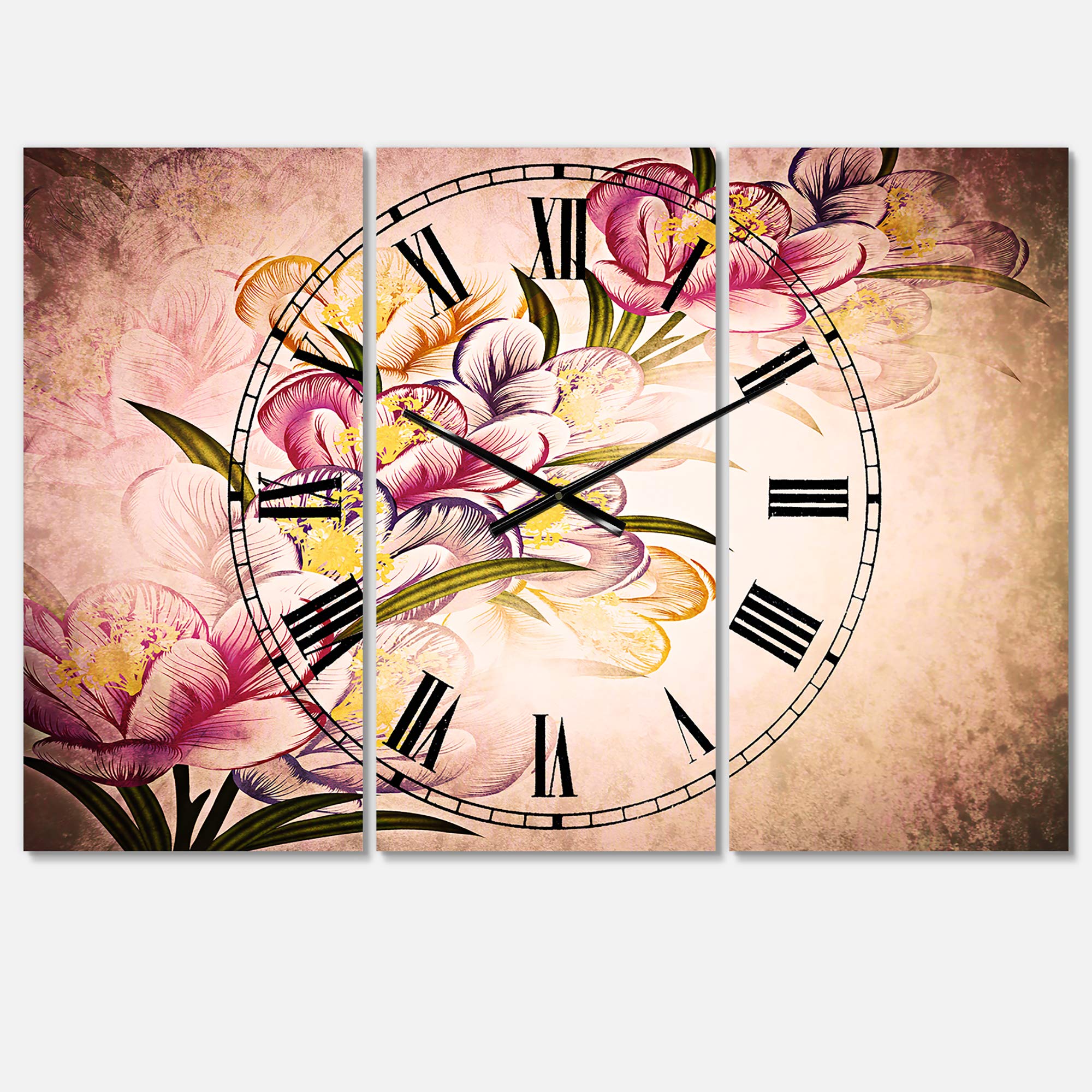 Designart Open Season Viewing Traditional Round Wall Clock - Metal Wall Art Decor for Living Room, Bedroom, Office | Perfect for Rustic, Farmhouse & Modern Home Decor