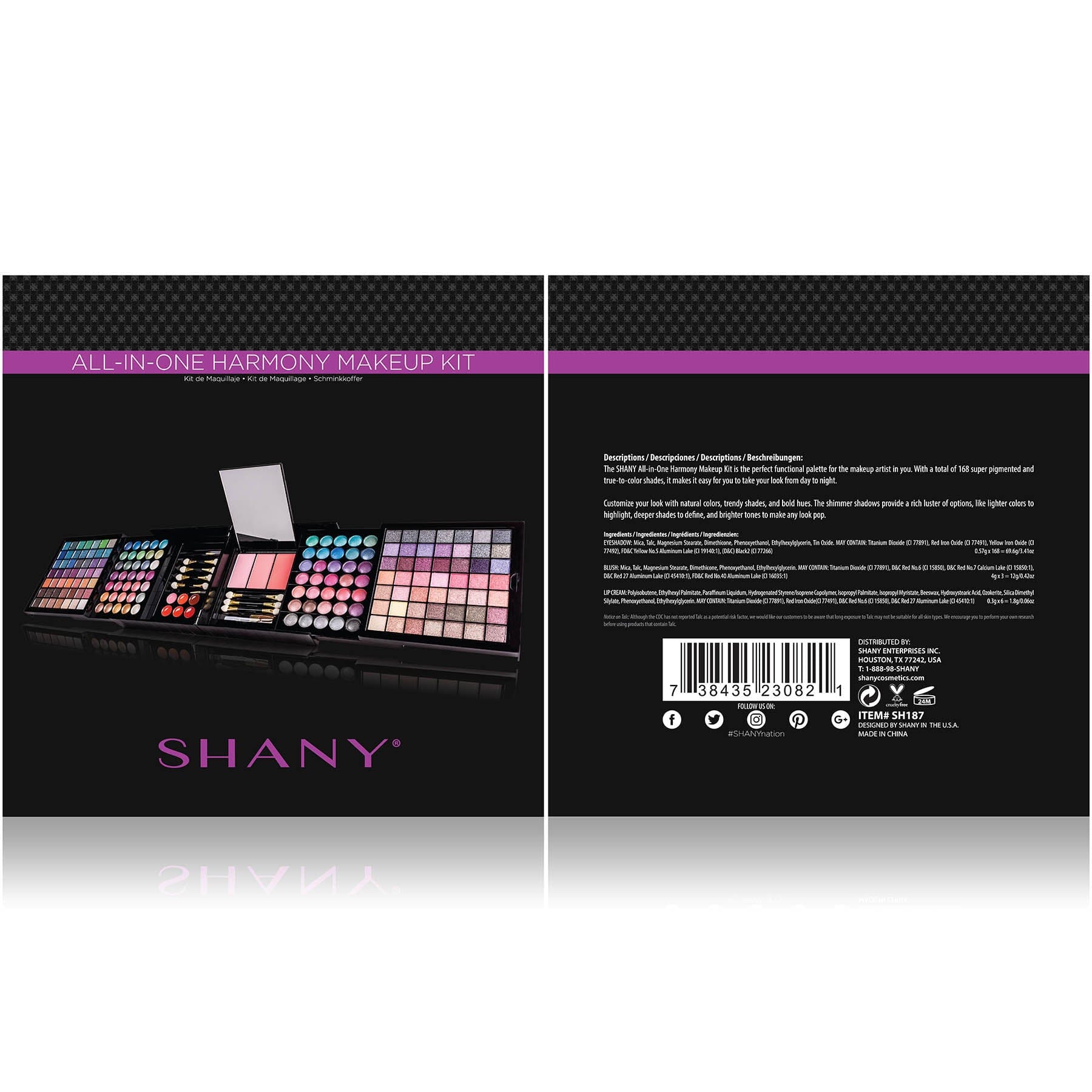Harmony Makeup Kit - Ultimate Color Combination Gift Set for Women | Perfect for Everyday Makeup, Special Occasions & Travel