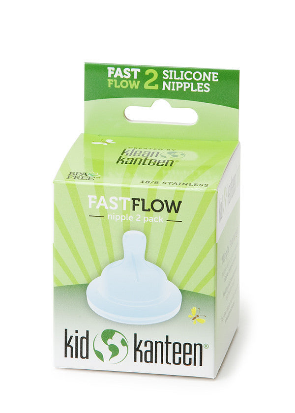 Kid Kanteen Baby Bottle Nipples - BPA-Free, Soft & Flexible for Newborns & Infants - Perfect for Breastfeeding Transition, Travel & Daycare Use