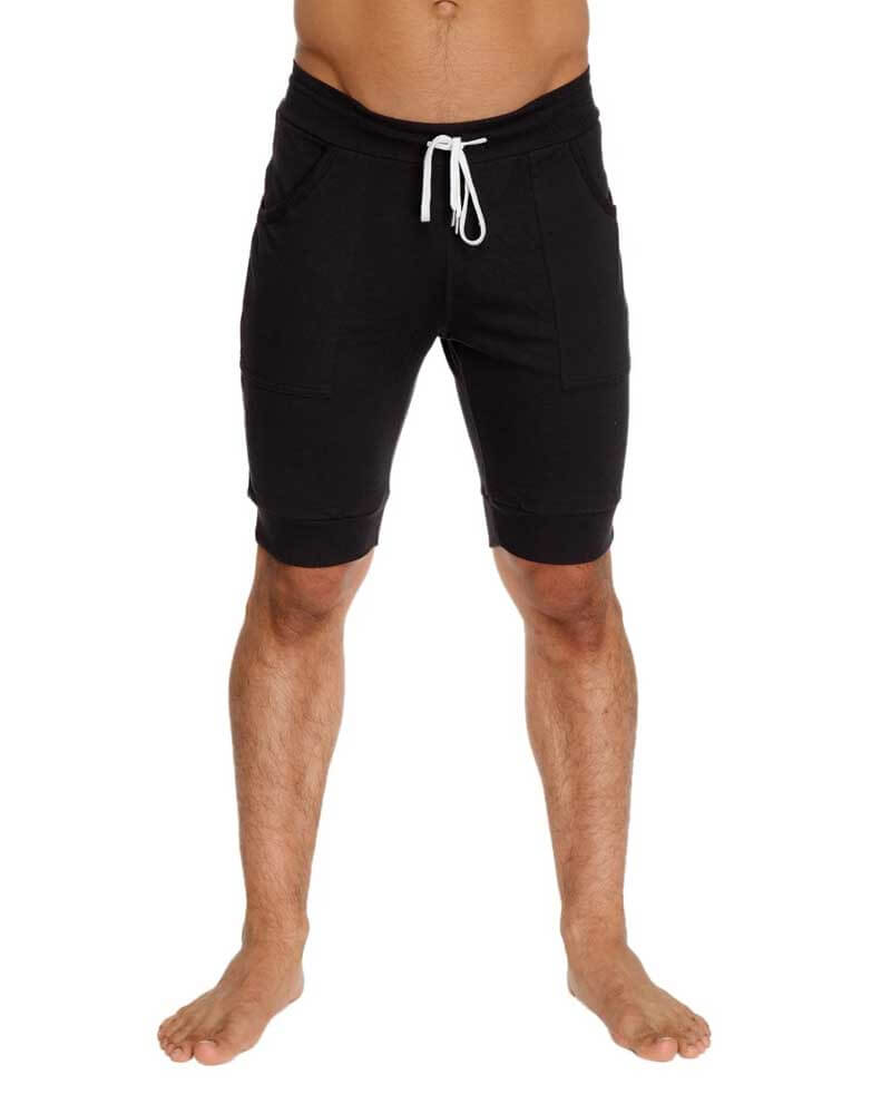 Women's Black Cuffed Yoga Shorts - High Waist Workout Shorts for Yoga, Running & Gym - Comfortable & Breathable Activewear