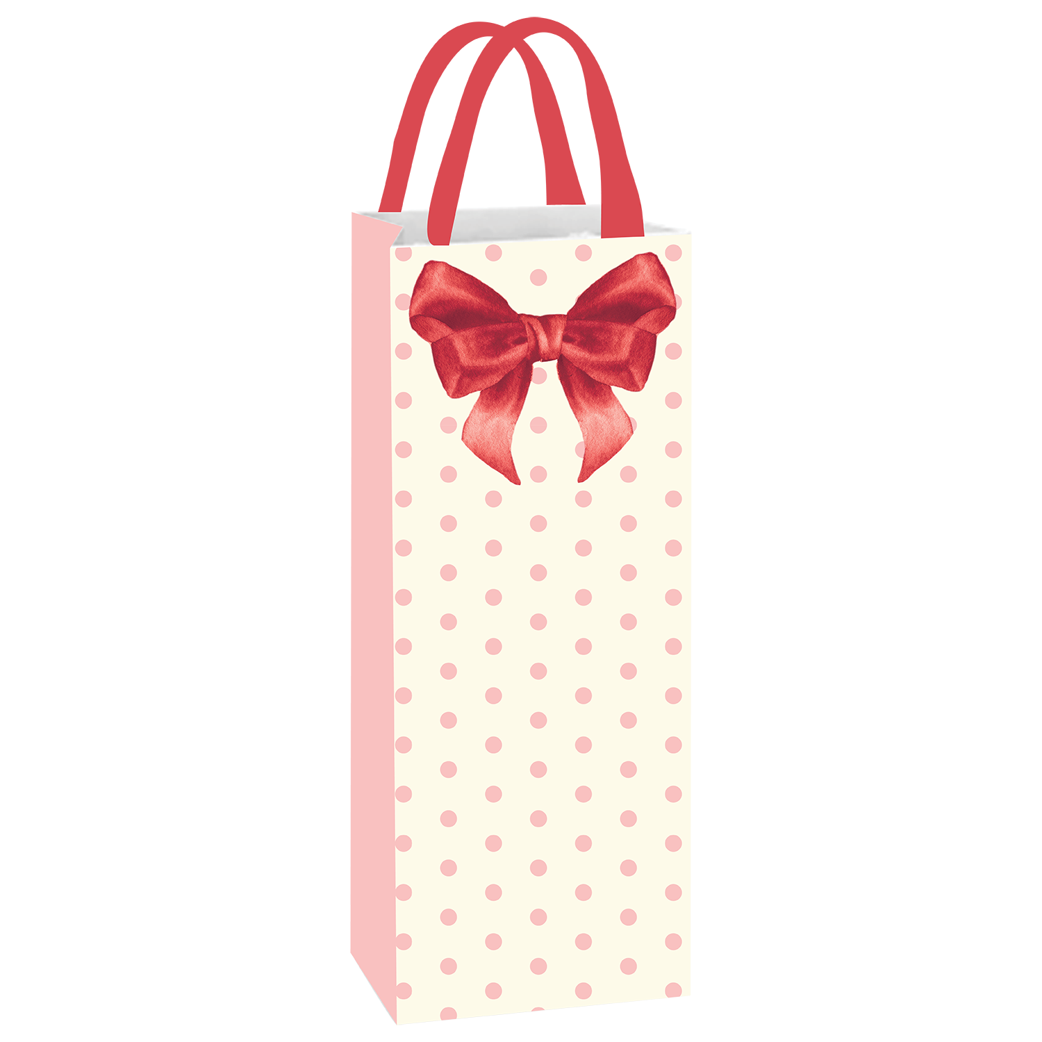 Elegant Pink Bows Wine Gift Bags Set of 6 - Perfect for Birthday, Anniversary, Wedding & Holiday Presents