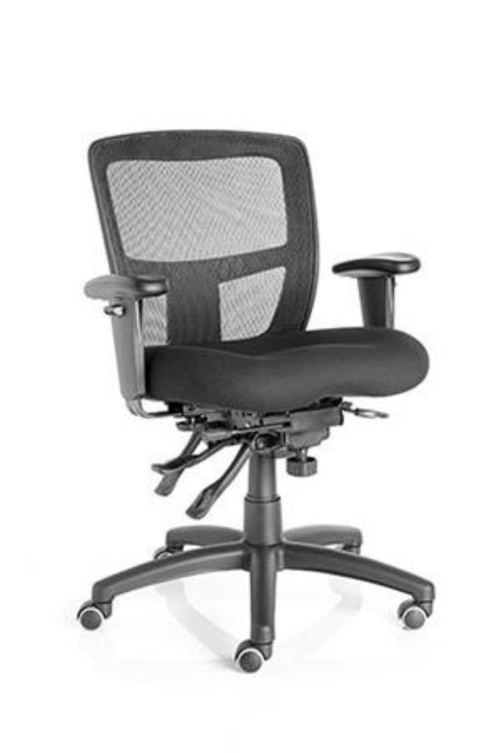 Friant BJ MM2242BT MidZONE Ergonomic Mid Back Task Chair with Lumbar Support - Perfect for Office, Home Workspace & Computer Desk Use