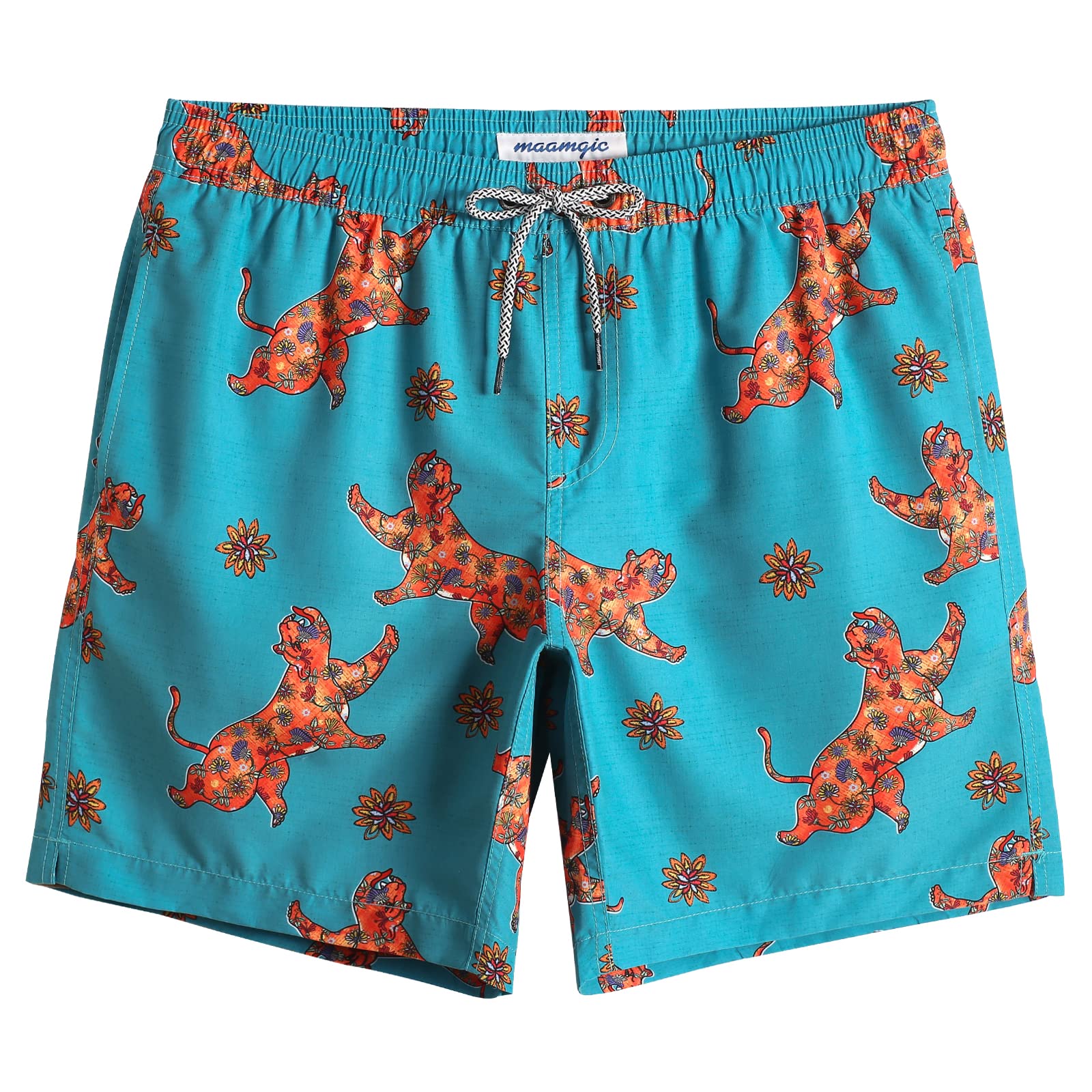 Men's Quick Dry Swim Shorts - Slim Fit Bathing Suits with Mesh Lining for Beach & Pool