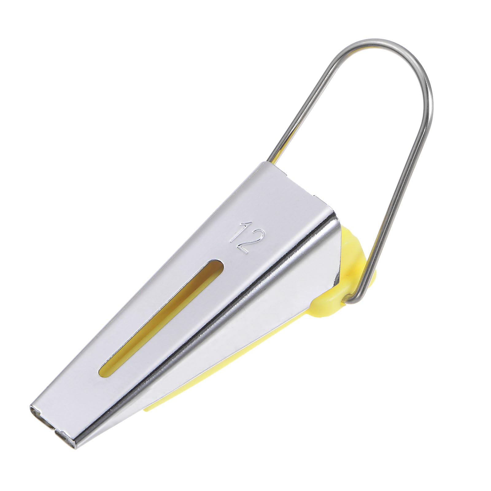 HARFINGTON 12mm Bias Tape Maker Kit - Single & Double Fold Fabric Binding Tool for Sewing, Quilting, DIY Crafts (Light Yellow) | Perfect for Dressmaking, Home Decor & Scrapbooking Projects