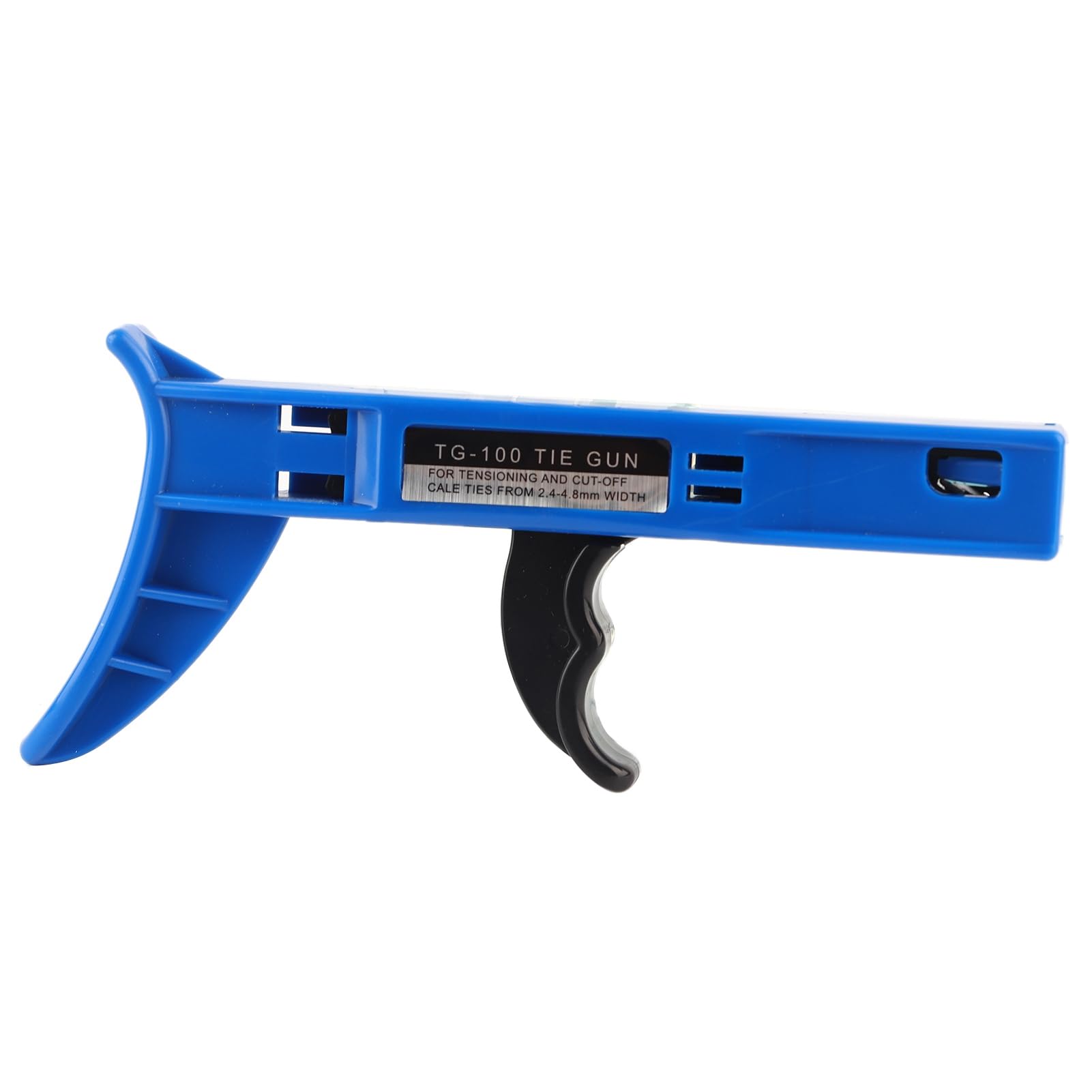 Heavy Duty Cable Tie Gun Tool - Fastening & Tensioning for 2.4-4.8mm Nylon Zip Ties - Perfect for Electrical Wiring, HVAC, Automotive & Industrial Applications