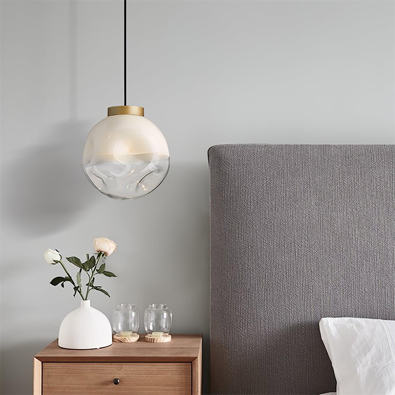 Ecar Pendant Lamp - Modern Hanging Light Fixture for Living Room, Bedroom & Kitchen - Energy Efficient LED Ceiling Light with Adjustable Height