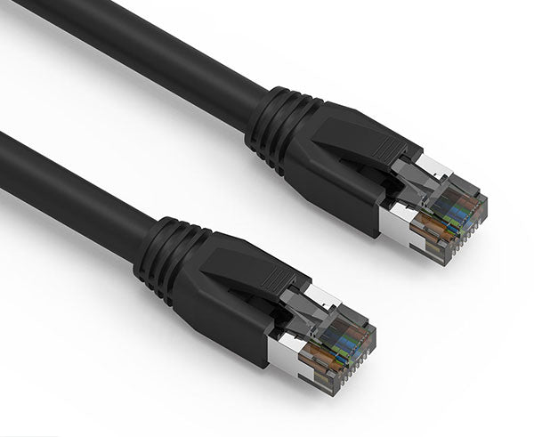 High-Speed CAT8 Ethernet Cable - 40Gbps, 15FT, Dual Shielded S/FTP, Snagless Molded Boot - Perfect for Gaming, Streaming & Home Office Networks