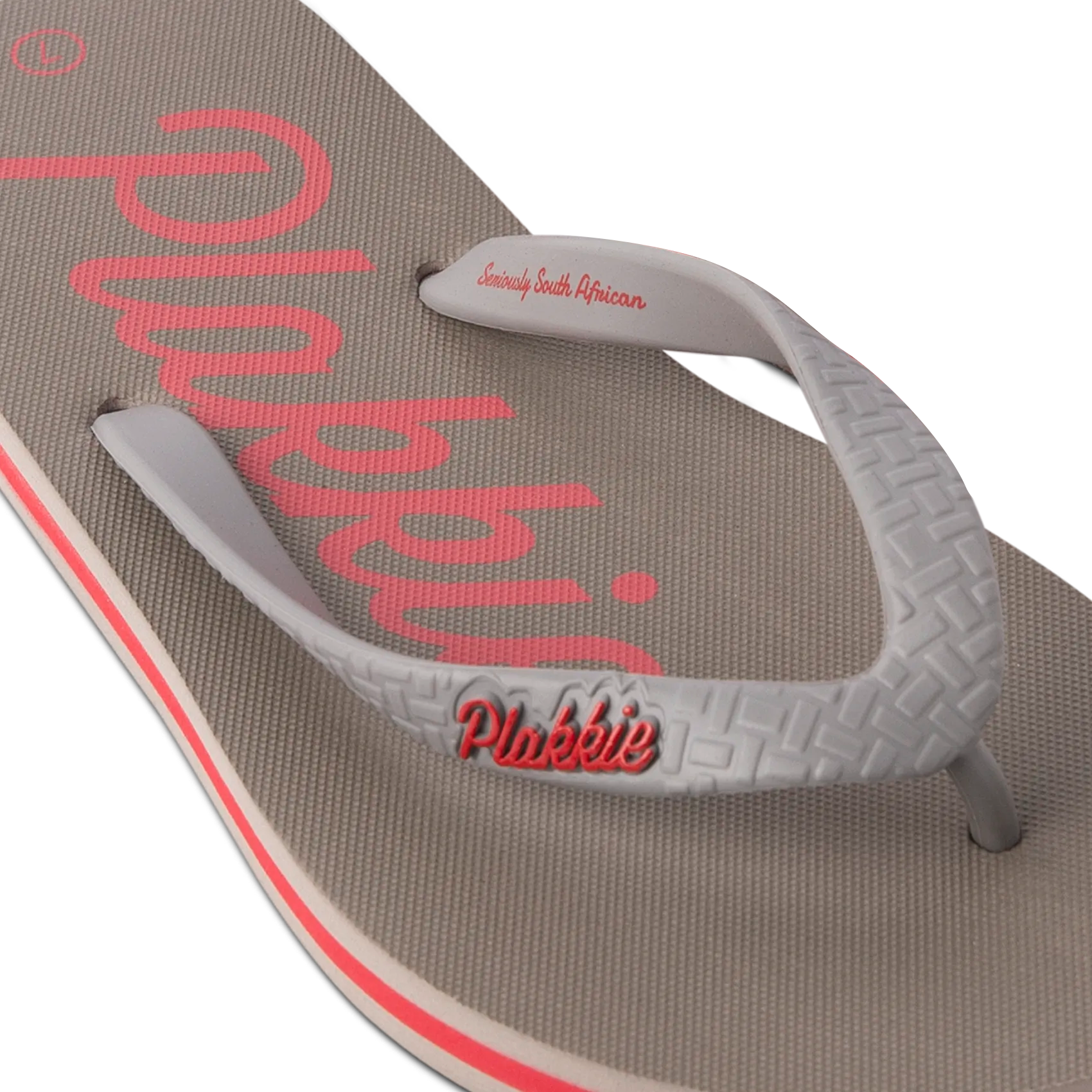 Plakkie Clifton Grey and Red Water Shoes for Men & Women - Lightweight Quick-Dry Beach Swim Shoes for Swimming, Surfing, Kayaking & Water Sports
