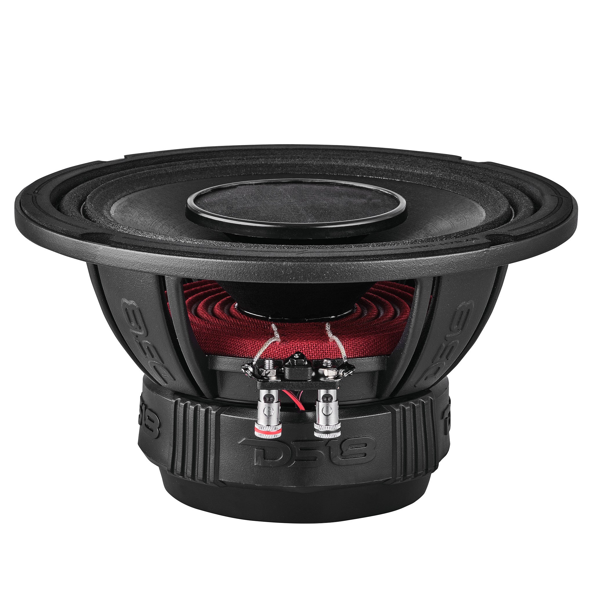 PRO 8 Coaxial Hybrid Mid-Range Water-Resistant Speaker with Built-in Driver - 250W RMS, 4 Ohm - Perfect for Marine, Outdoor & Home Audio Systems