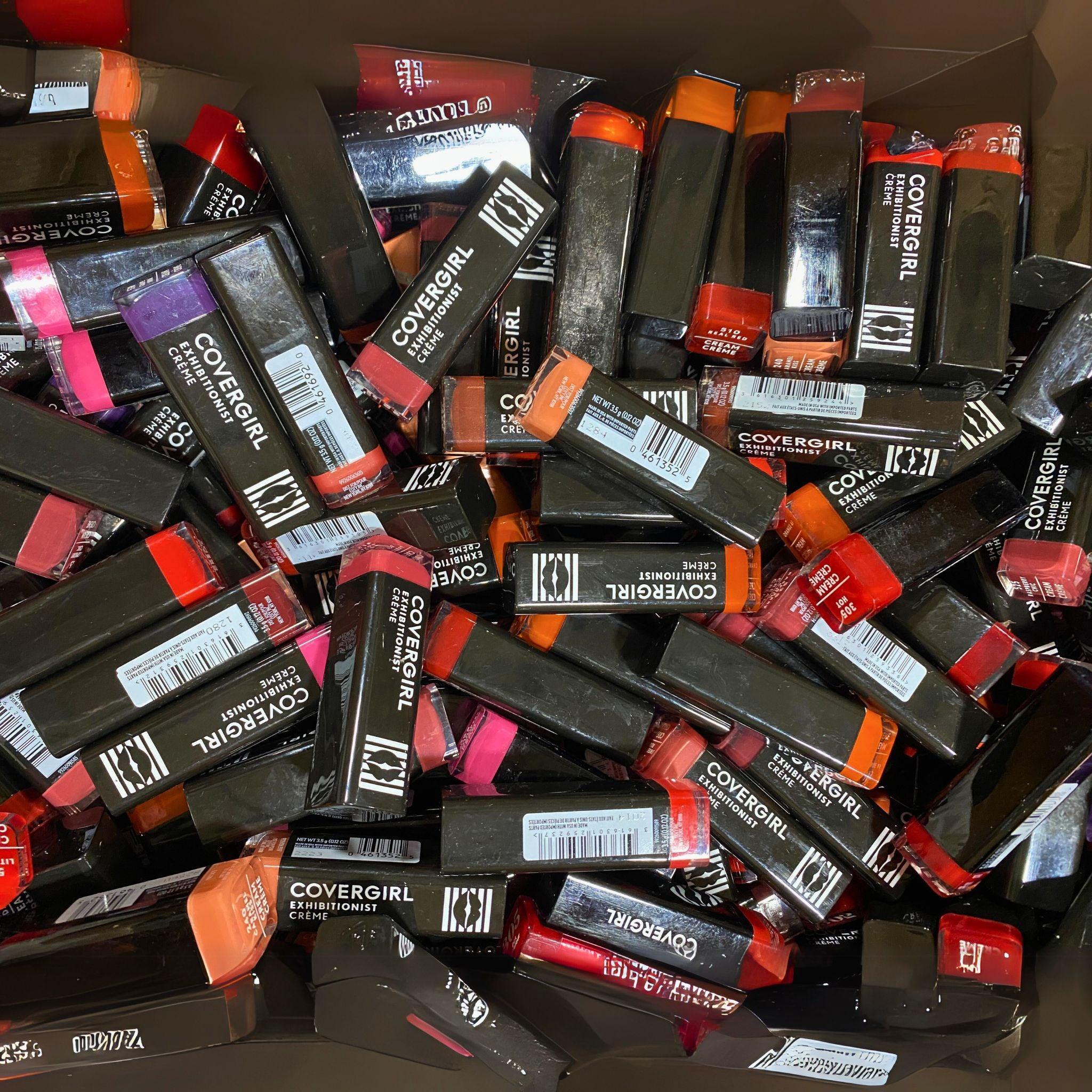 Covergirl Lipstick Assorted Shades (100 Pcs Lot) - Perfect for Makeup Artists, Salons, and Beauty Enthusiasts