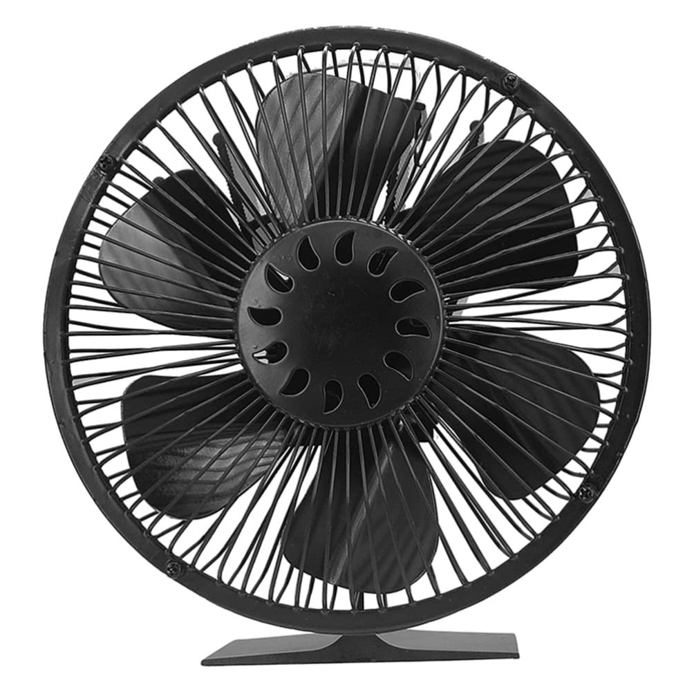 VICASKY 6-Blade Heat Powered Fireplace Fan - Aluminum Alloy Stove Fan with Silent Operation for Efficient Heat Distribution | Perfect for Wood Burning Stoves, Fireplaces & Winter Heating